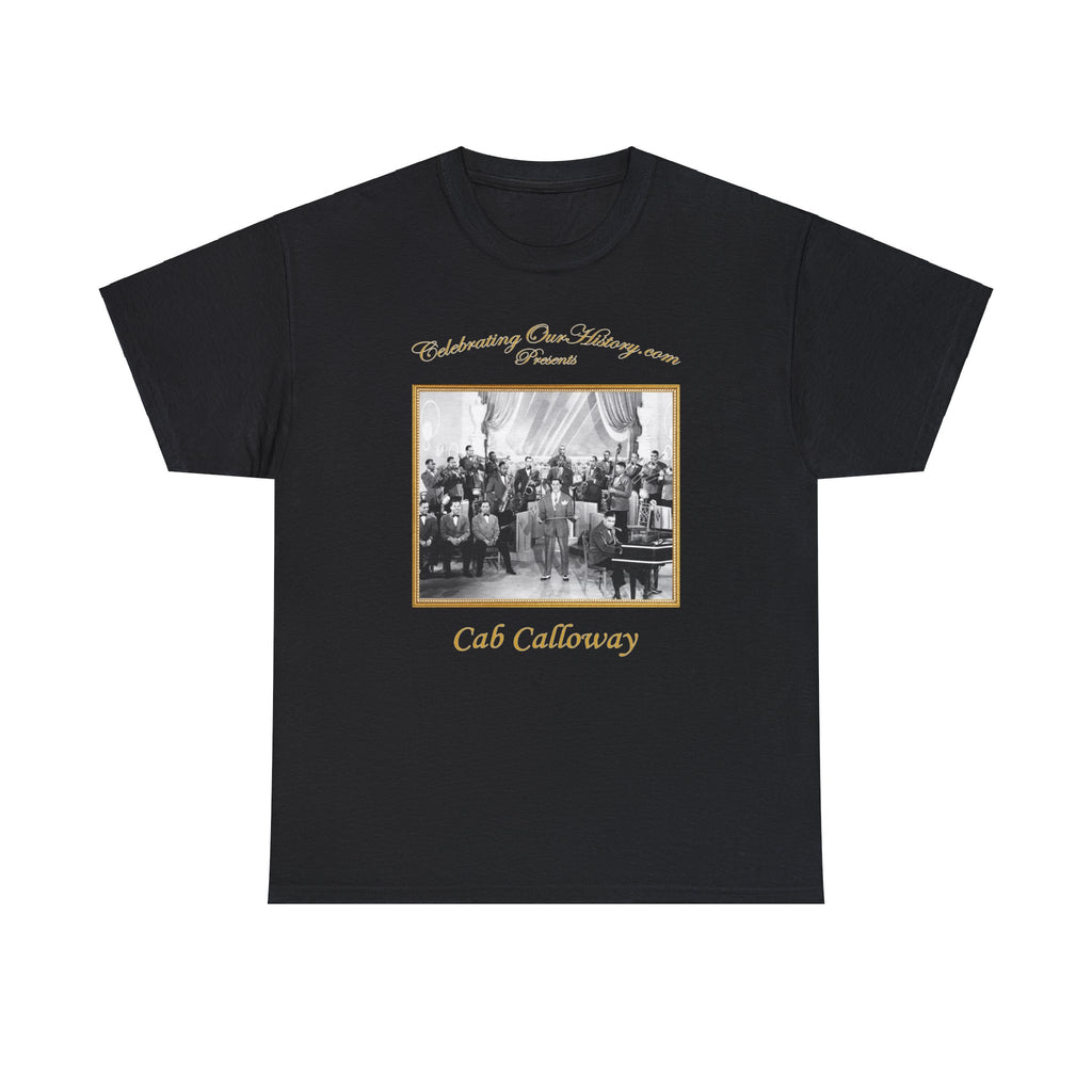 Cab Calloway - Ebony Parade (1947) -  Front and Back Printed Concert Style T-Shirt
