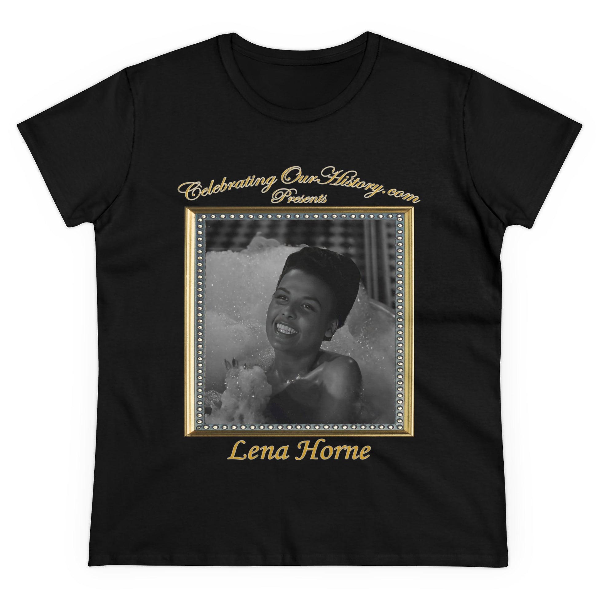 Lena Horne - Cabin in the Sky (1943) - Front and Back Printed Concert Style Women's T-Shirt