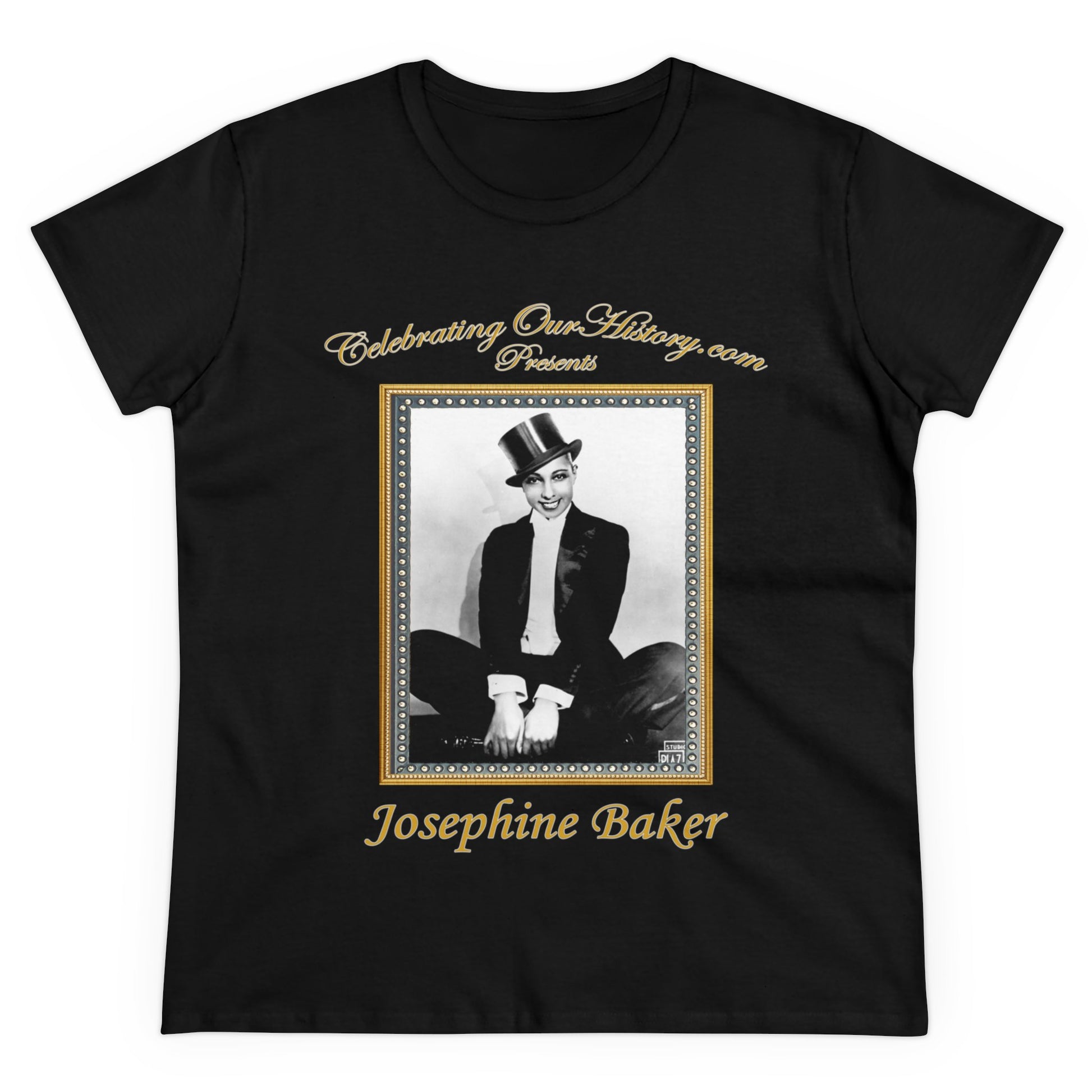 Josephine Baker - J'ai Deux Amours v2 -  Front and Back Printed Concert Style Women's T-Shirt