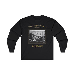 Leon James - Cabin in the Sky (1943) - Front and Back Printed Concert Style Long Sleeve T-Shirt