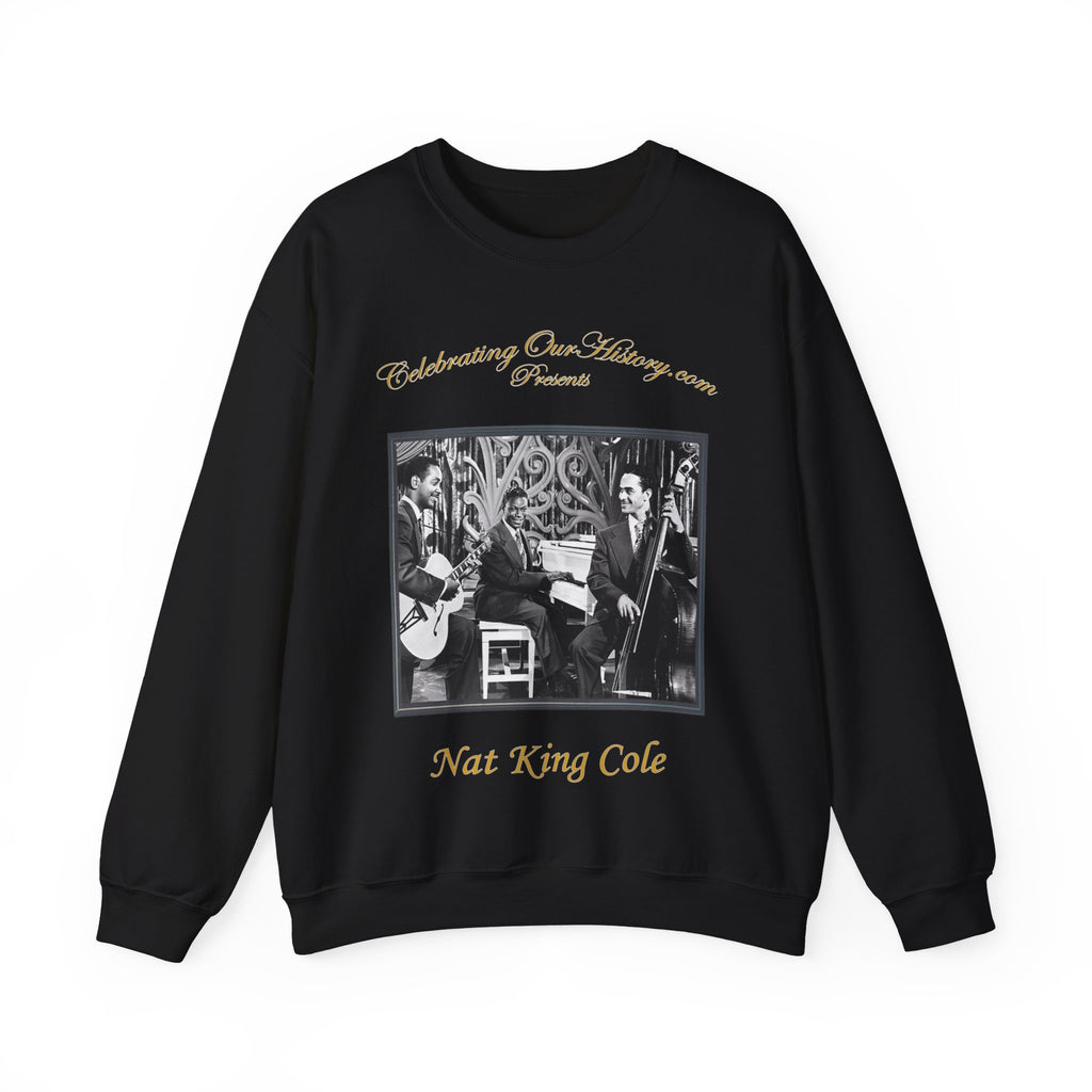 Nat King Cole - The Nat King Cole Trio -  Front and Back Printed Concert Style Sweatshirt