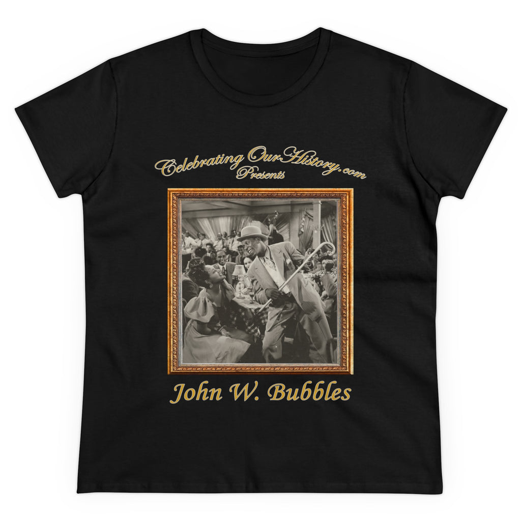 John W. Bubbles - Cabin in the Sky (1943) -  Front and Back Printed Concert Style Women's T-Shirt