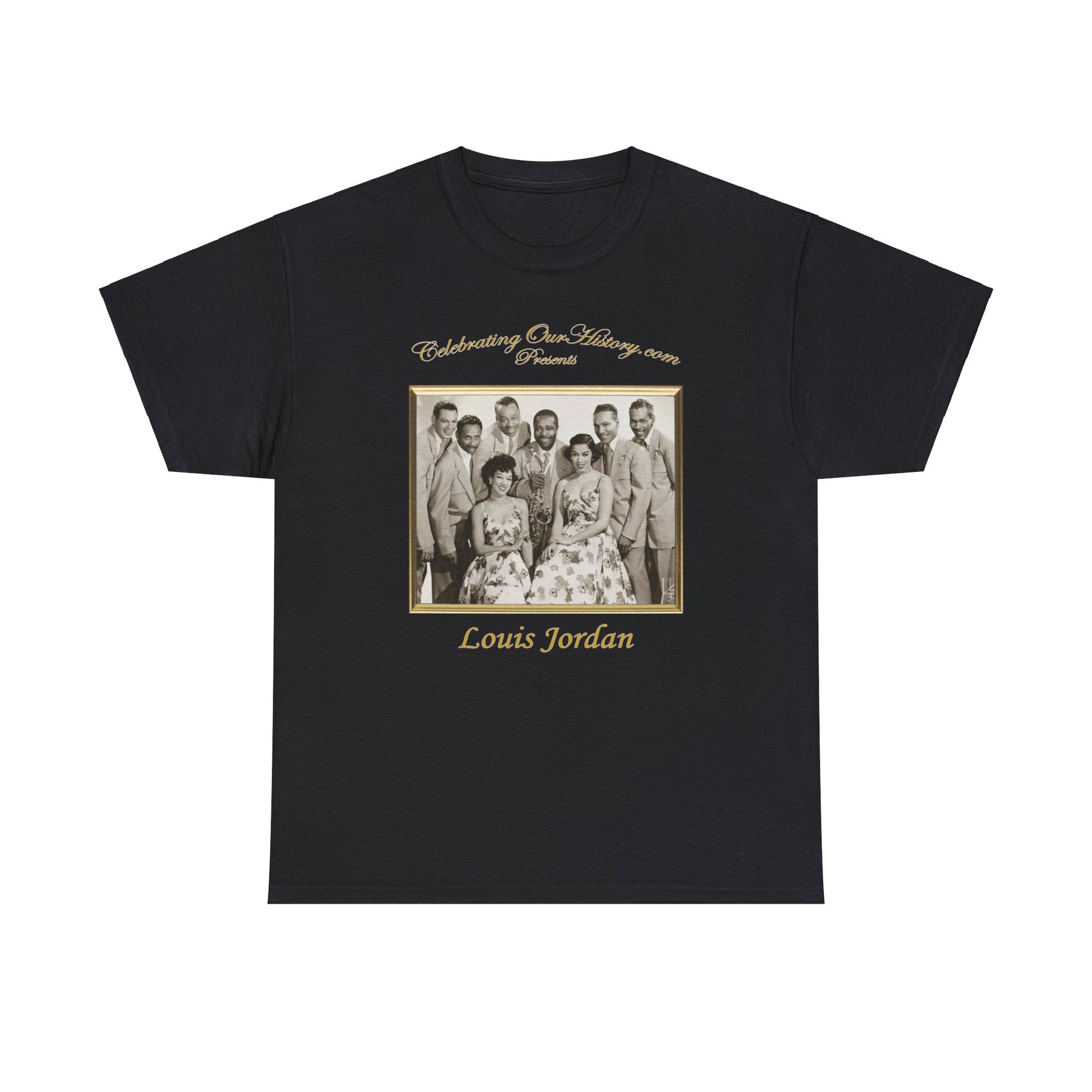 Louis Jordan - Souvenir Book -  Front and Back Printed Concert Style T-Shirt