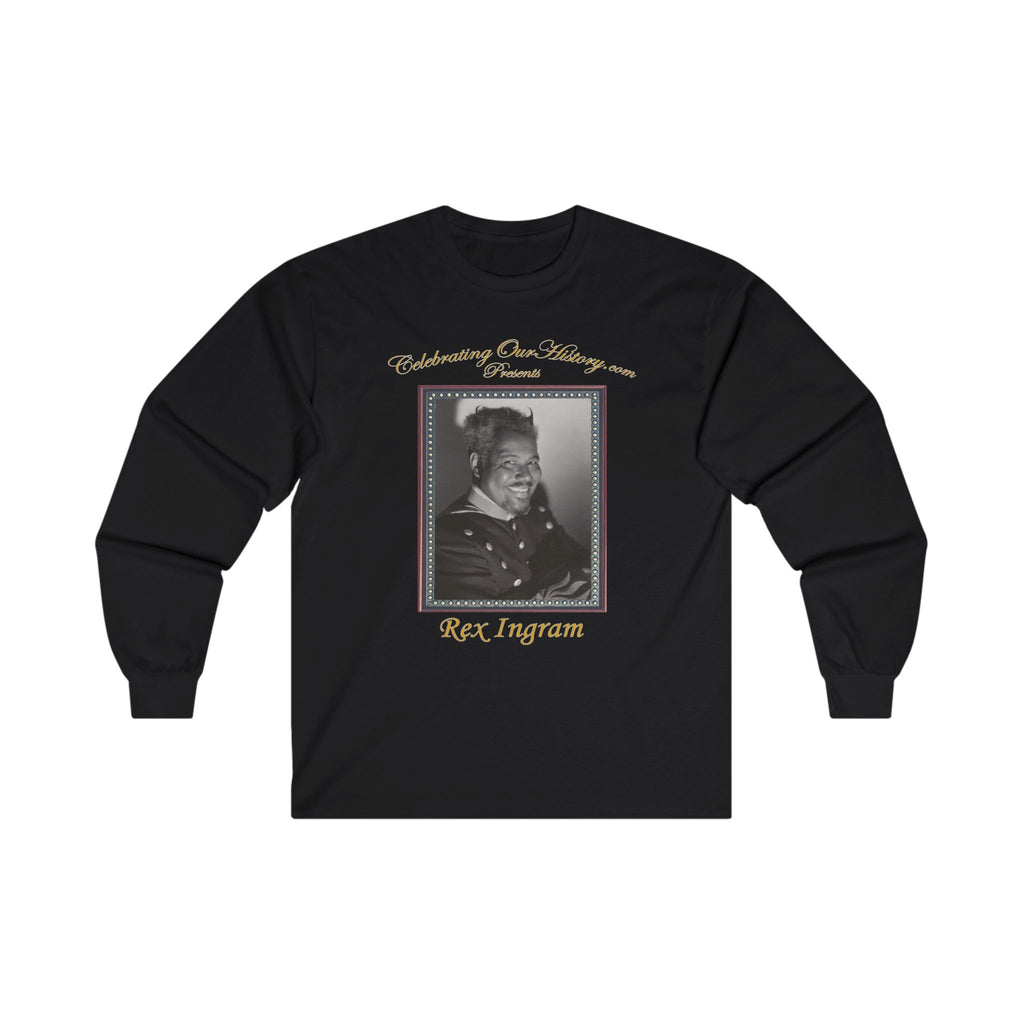 Rex Ingram - Cabin in the Sky (1943) - Front and Back Printed Concert Style Long Sleeve T-Shirt
