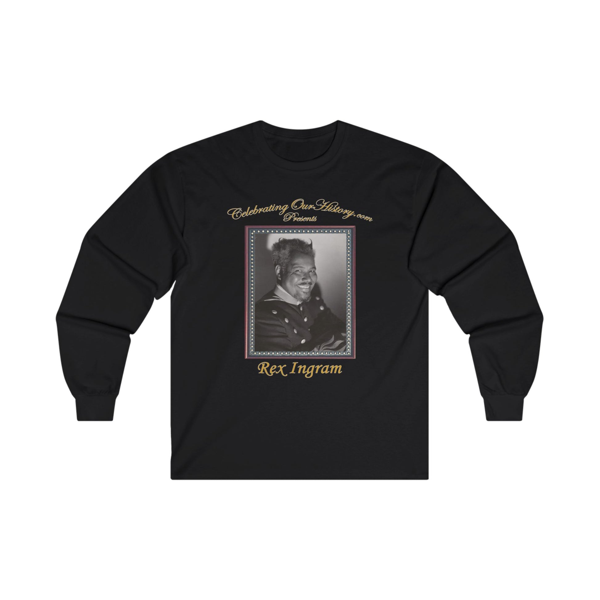 Rex Ingram - Cabin in the Sky (1943) - Front and Back Printed Concert Style Long Sleeve T-Shirt