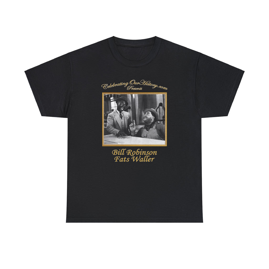Bill Robinson And Fats Waller - Hooray For Love -  Front and Back Printed Concert Style T-Shirt