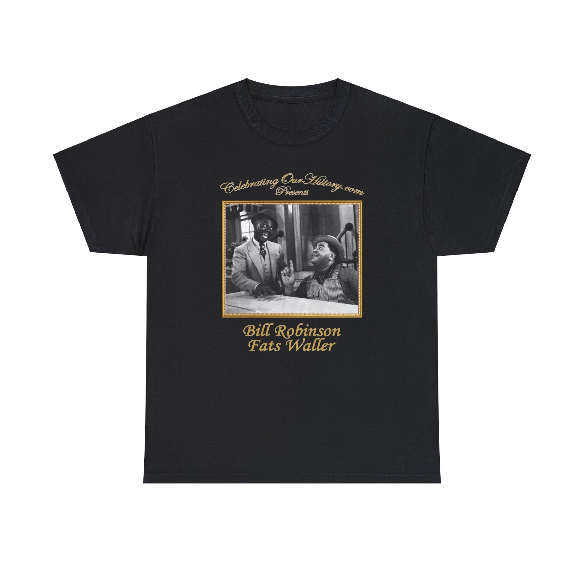 Bill Robinson And Fats Waller - Hooray For Love -  Front and Back Printed Concert Style T-Shirt