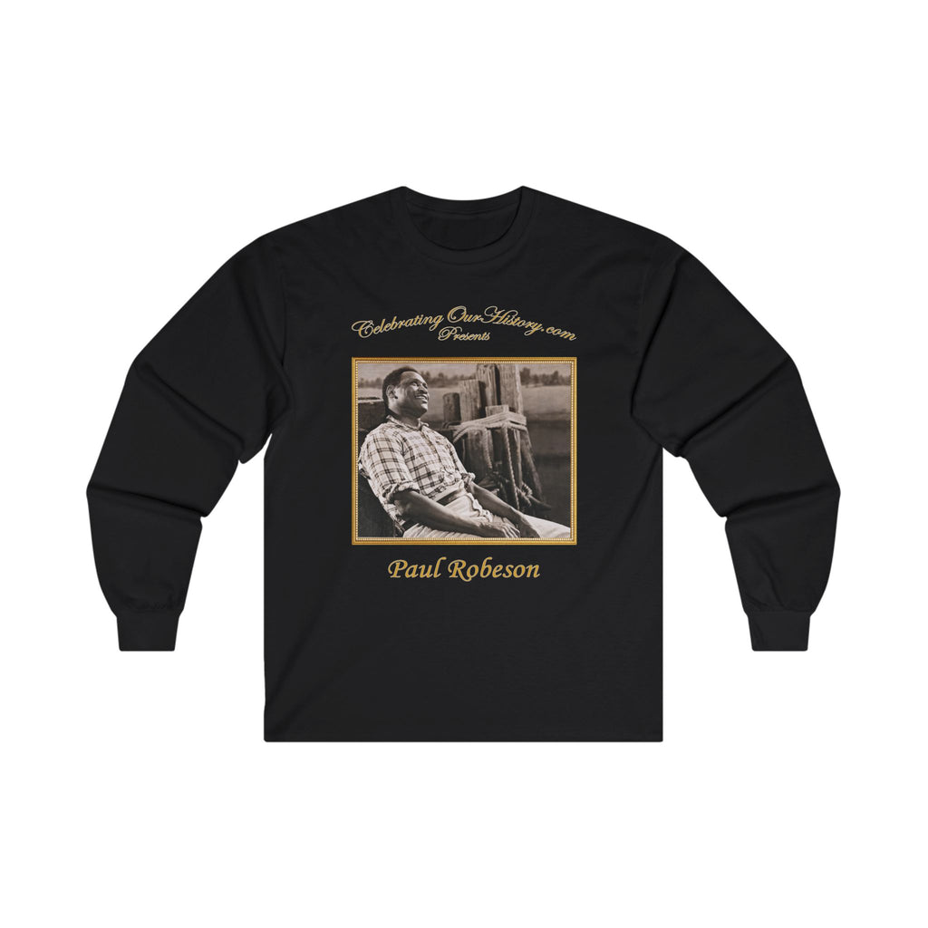 Paul Robeson - Show Boat (1936) - Front and Back Printed Concert Style Long Sleeve T-Shirt