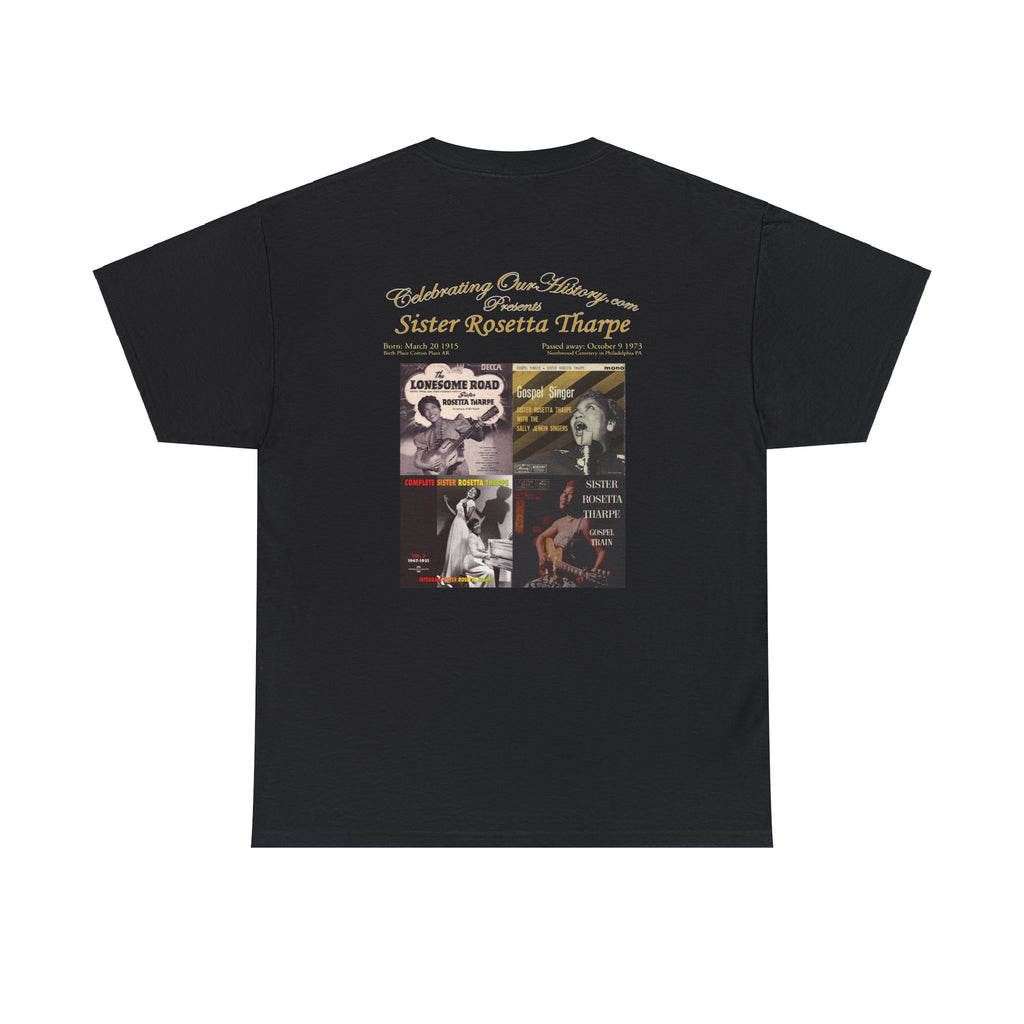 Sister Rosetta Tharpe - Four Albums -  Front and Back Printed Concert Style T-Shirt