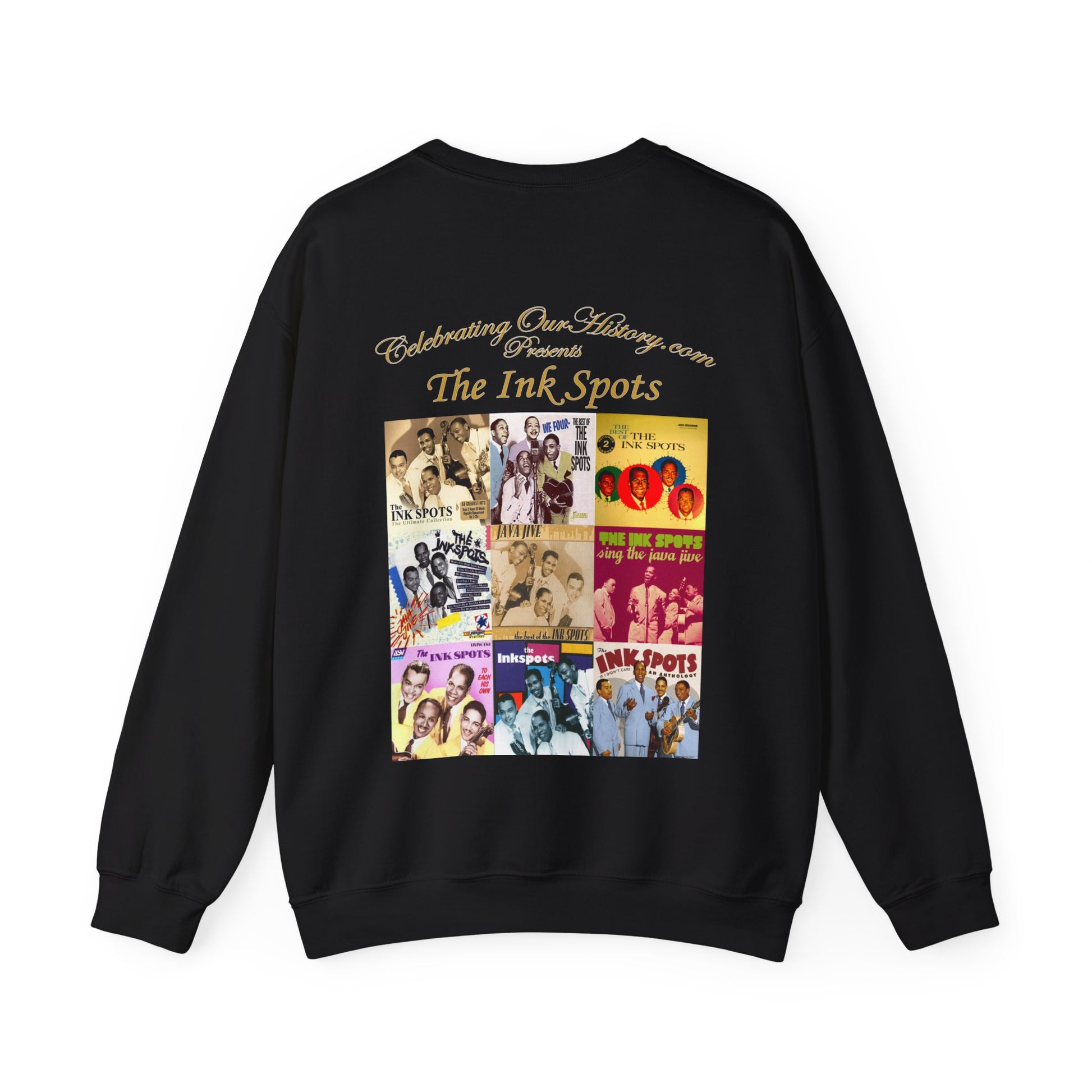 The Ink Spots - Nine Albums -  Front and Back Printed Concert Style Sweatshirt