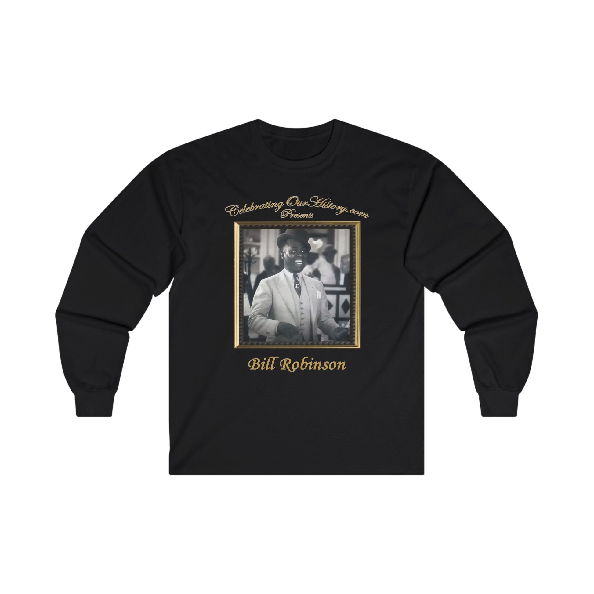 Bill Robinson - Hooray for Love - Front and Back Printed Concert Style Long Sleeve T-Shirt