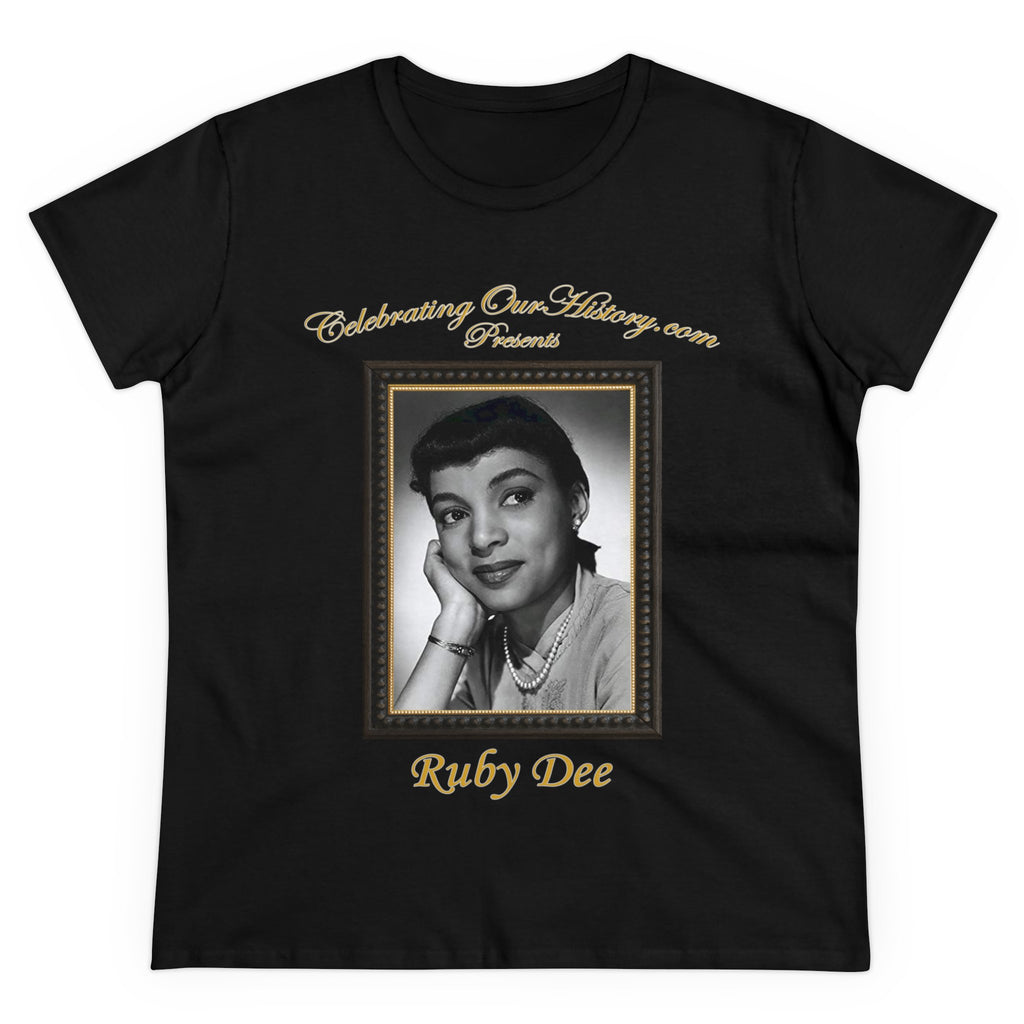 Ruby Dee - St. Louis Blues (1958) -  Front and Back Printed Concert Style Women's T-Shirt