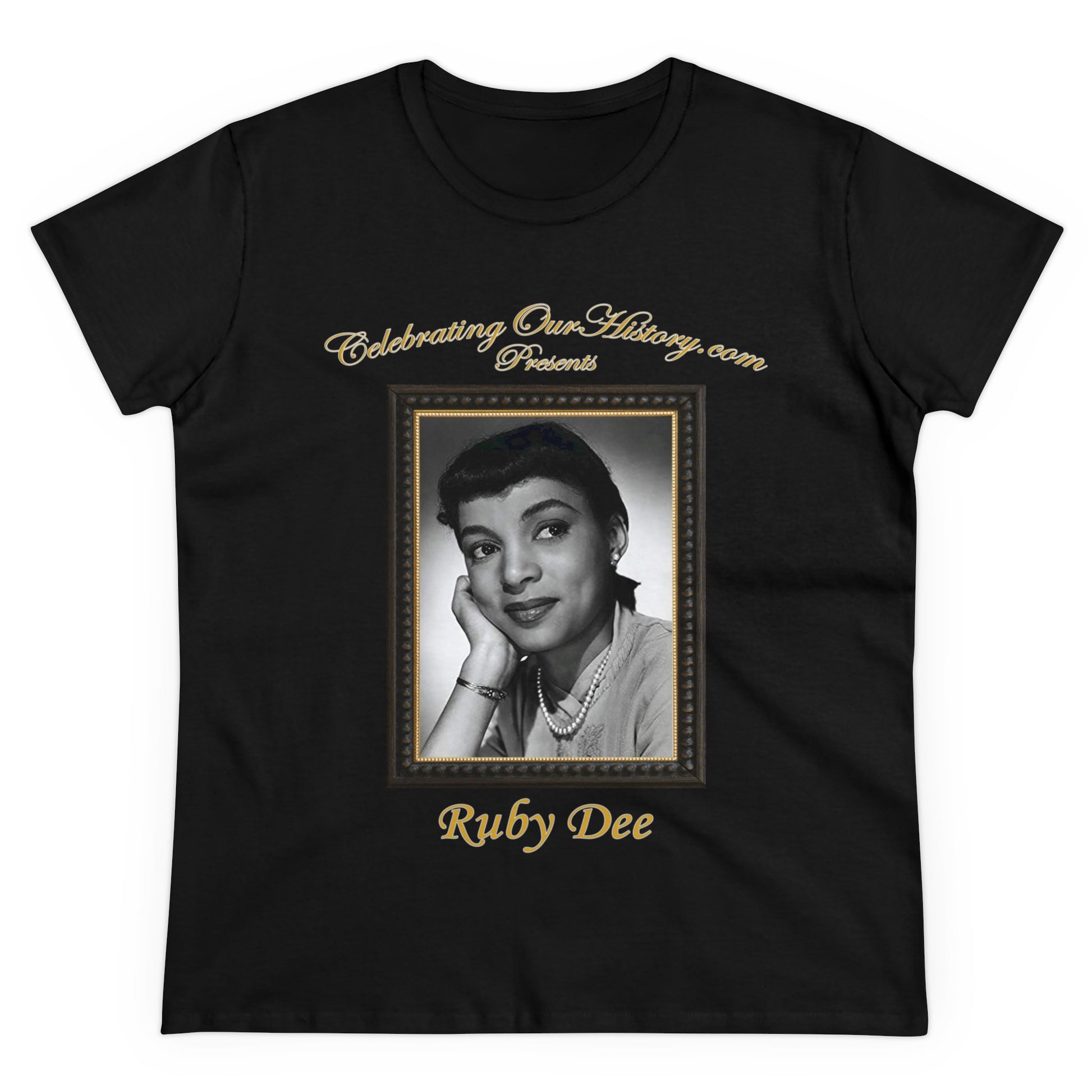 Ruby Dee - St. Louis Blues (1958) -  Front and Back Printed Concert Style Women's T-Shirt