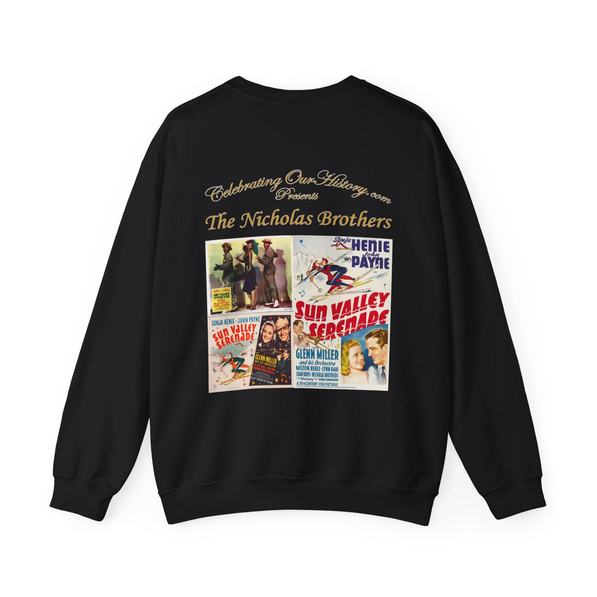 The Nicholas Brothers - Sun Valley Serenade (1941) -  Front and Back Printed Concert Style Sweatshirt