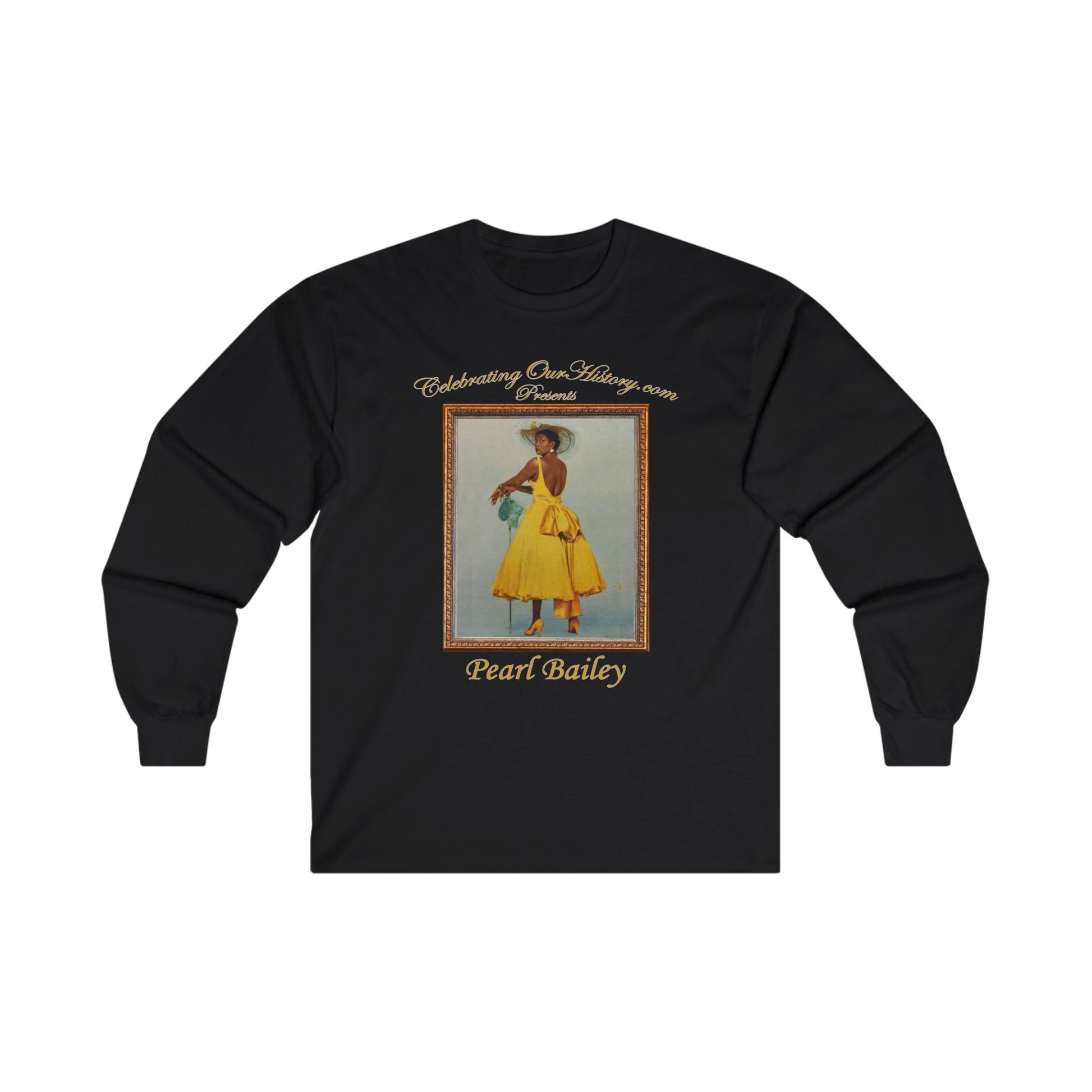 Pearl Bailey - St. Louis Blues (1958) - Front and Back Printed Concert Style Long Sleeve T-Shirt