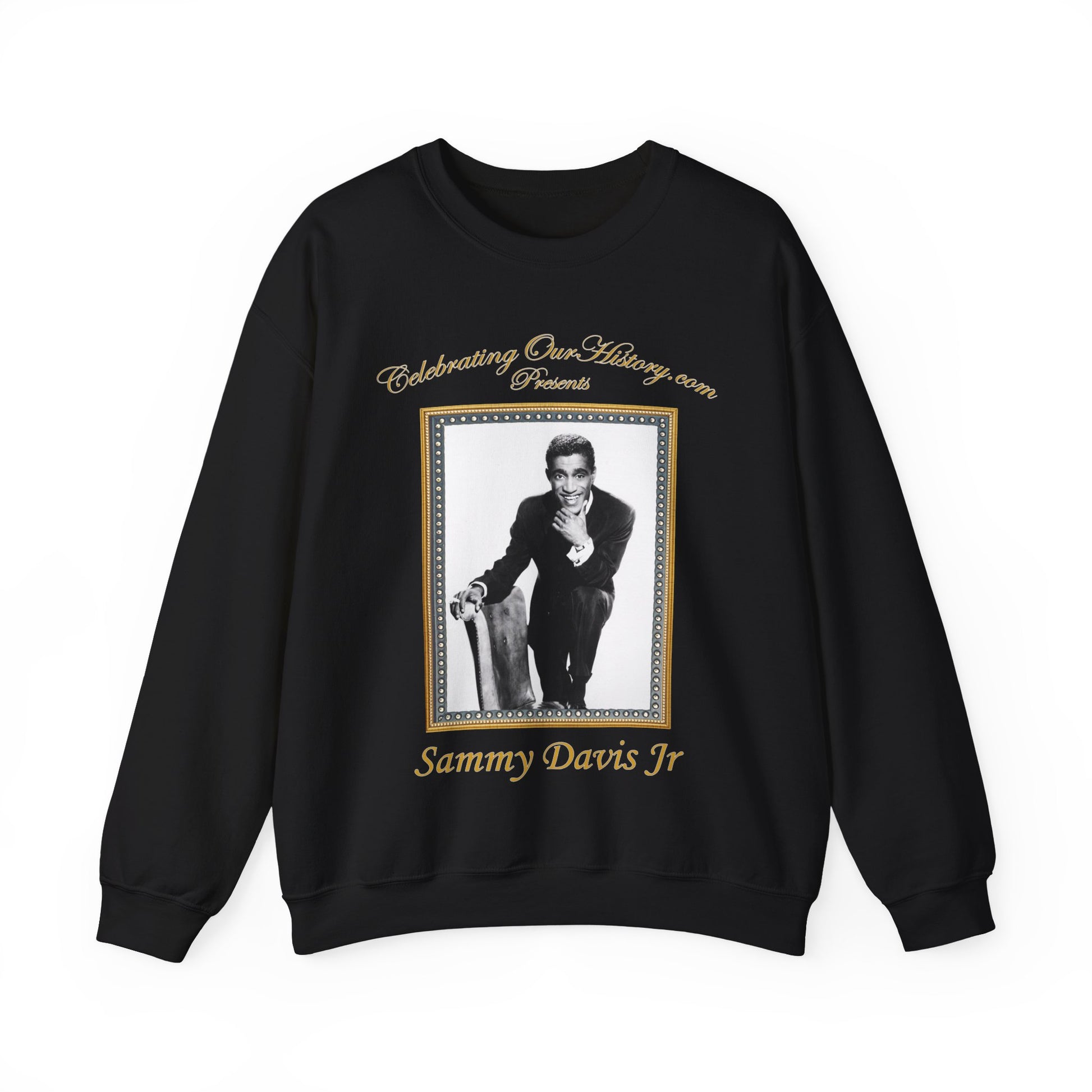 Sammy Davis Jr - Four Albums -  Front and Back Printed Concert Style Sweatshirt