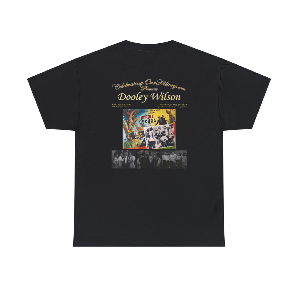 Dooley Wilson - Stormy Weather (1943) -  Front and Back Printed Concert Style T-Shirt