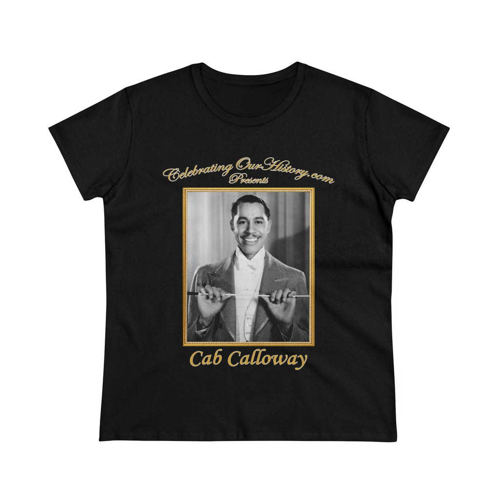 Cab Calloway - Four Movie Posters -  Front and Back Printed Concert Style Women's T-Shirt