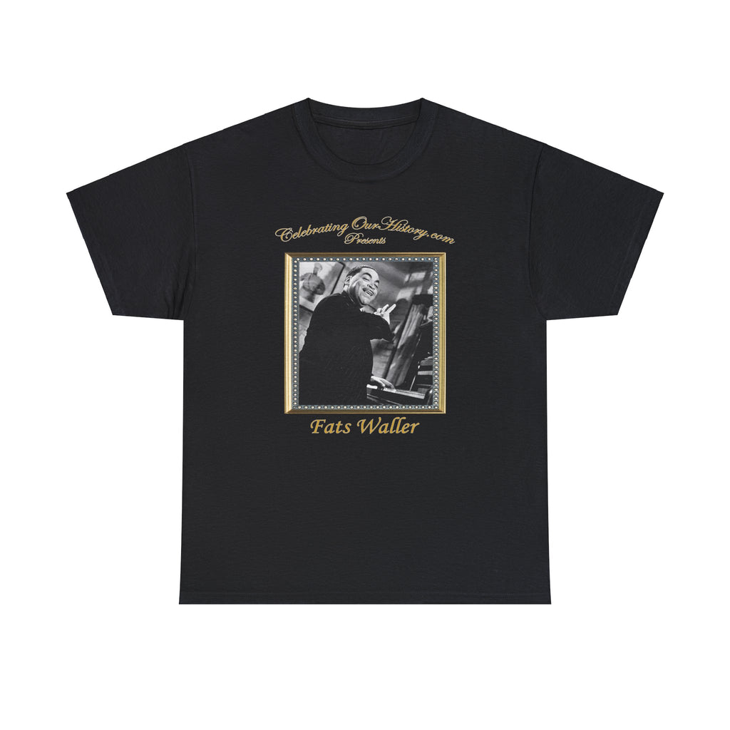 Fats Waller - Stormy Weather (1943) -  Front and Back Printed Concert Style T-Shirt