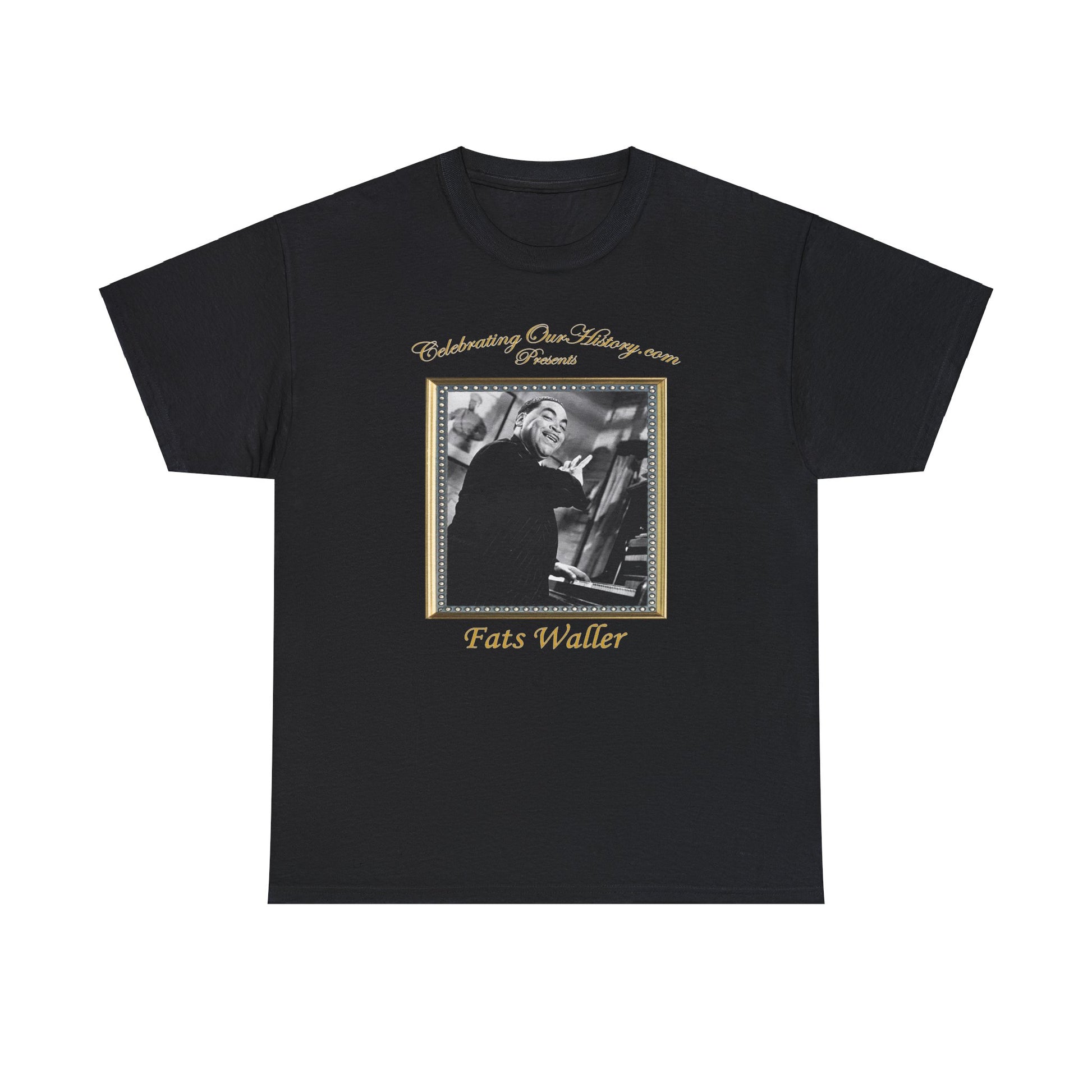 Fats Waller - Stormy Weather (1943) -  Front and Back Printed Concert Style T-Shirt