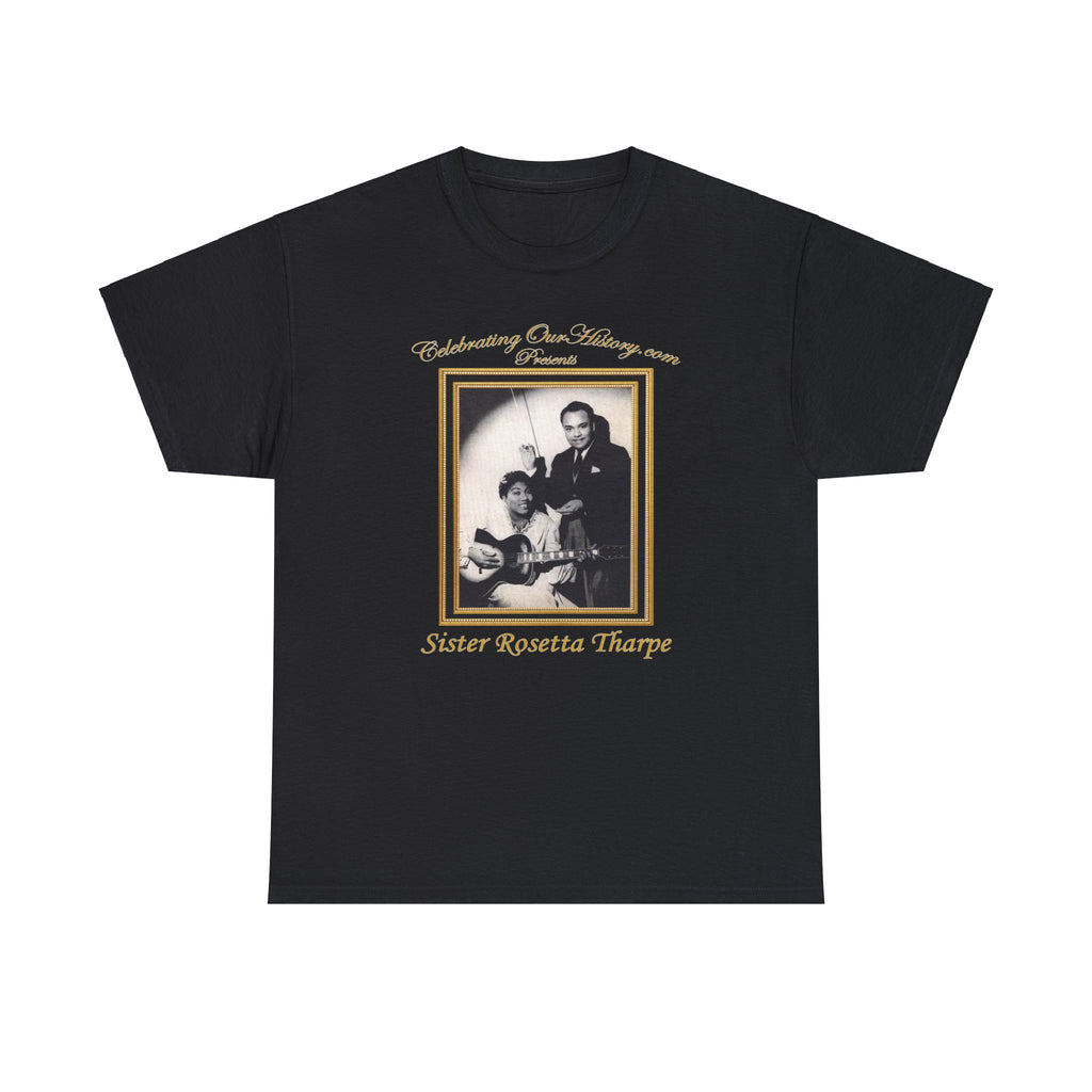 Sister Rosetta Tharpe - Shout Sister Shout -  Front and Back Printed Concert Style T-Shirt