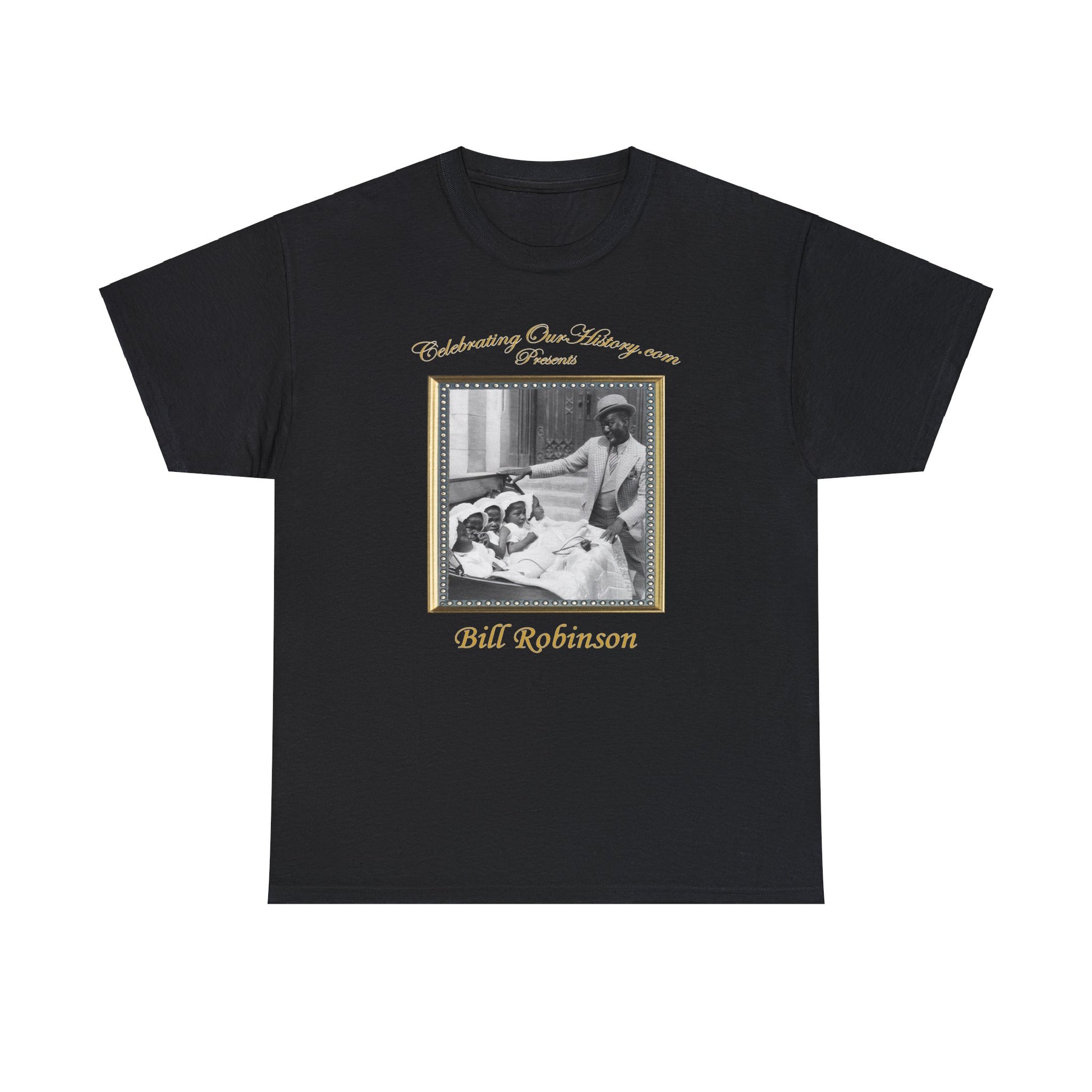 Bill Robinson - The Big Broadcast of 1936 -  Front and Back Printed Concert Style T-Shirt