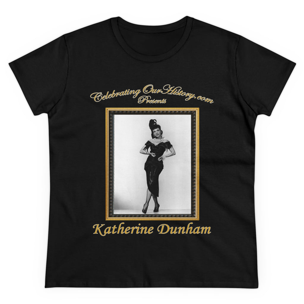 Katherine Dunham - Stormy Weather (1943) -  Front and Back Printed Concert Style Women's T-Shirt