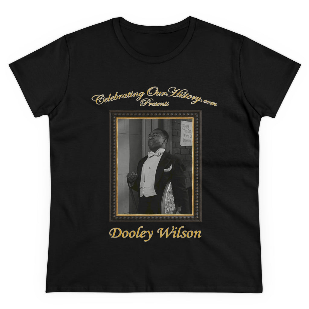 Dooley Wilson - Stormy Weather (1943) -  Front and Back Printed Concert Style Women's T-Shirt