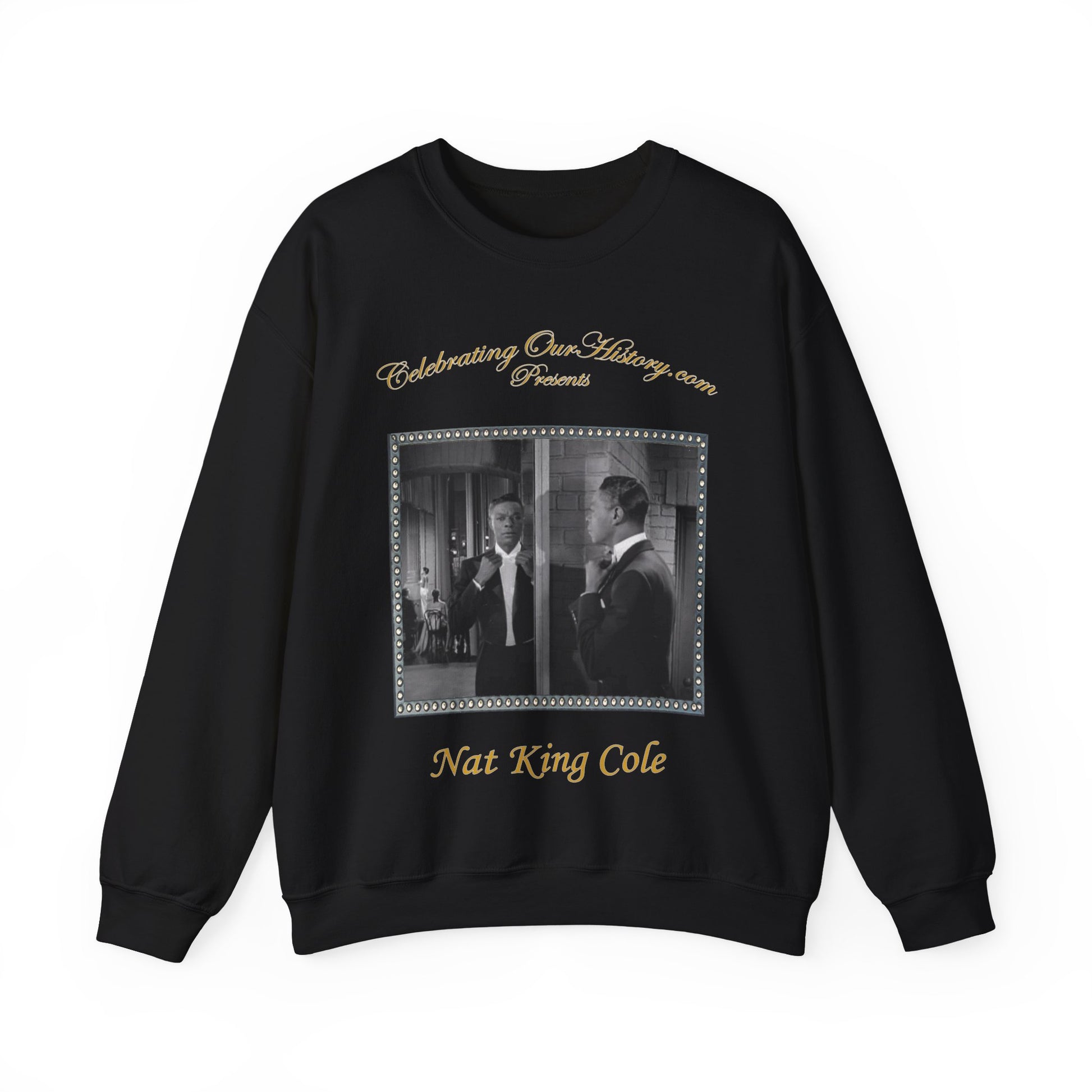 Nat King Cole - St. Louis Blues (1958) v2 -  Front and Back Printed Concert Style Sweatshirt