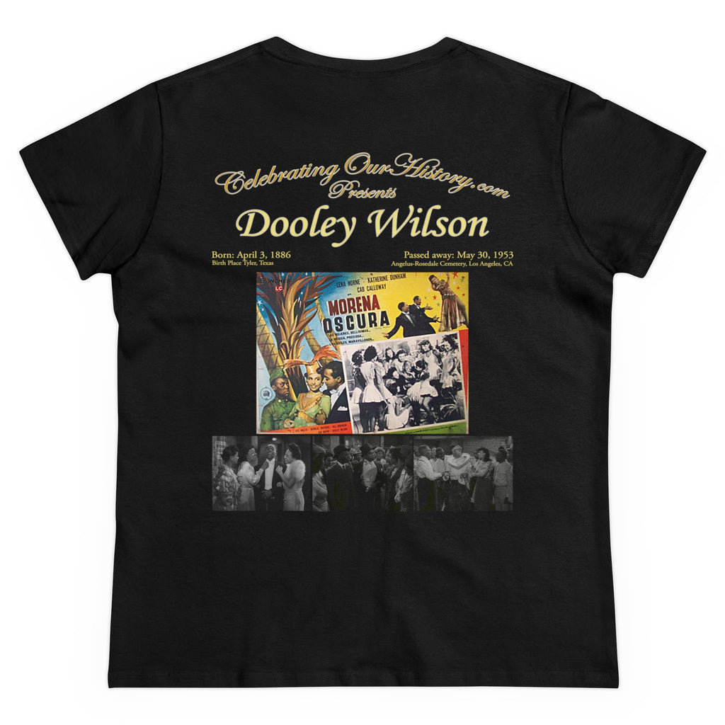 Dooley Wilson - Stormy Weather (1943) -  Front and Back Printed Concert Style Women's T-Shirt