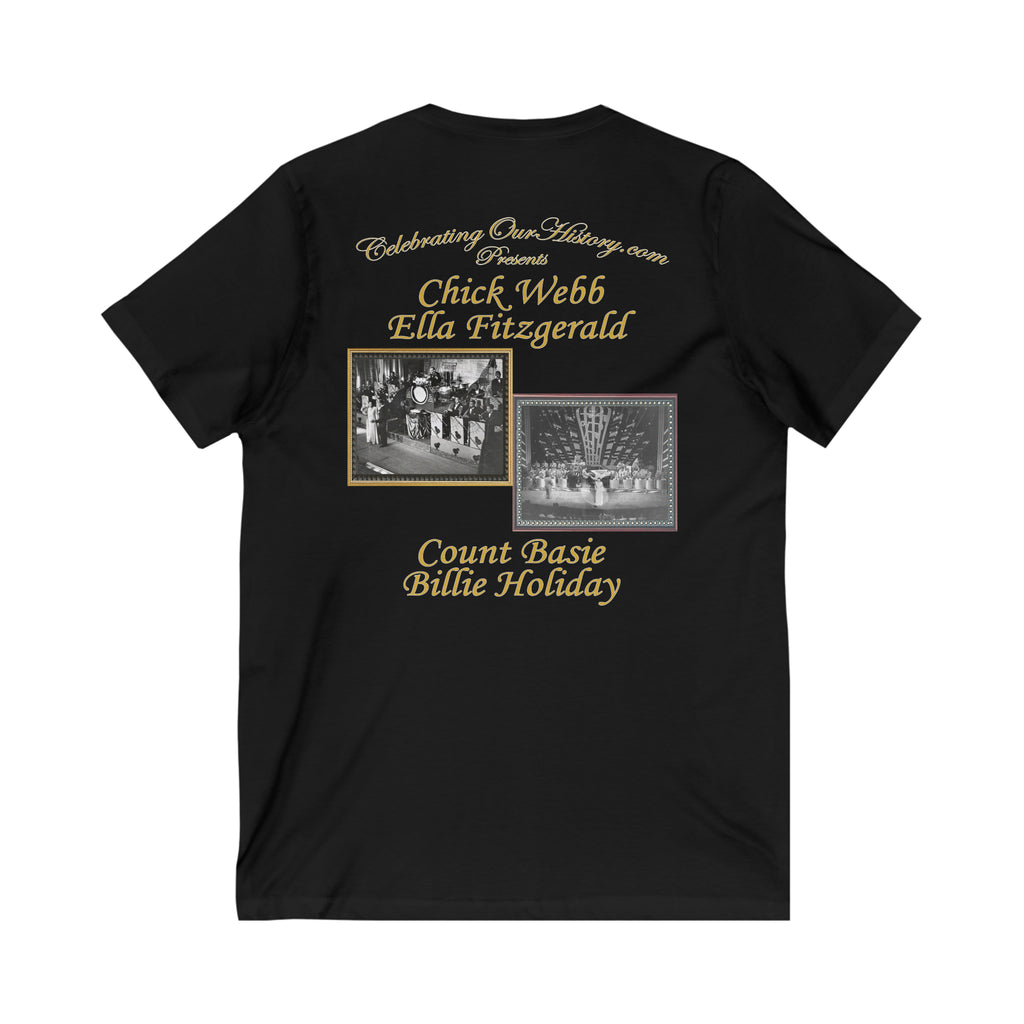 Sister Rosetta Tharpe - Rock And Roll Hall Of Fame - Front and Back Printed Concert Style V-Neck T-Shirt
