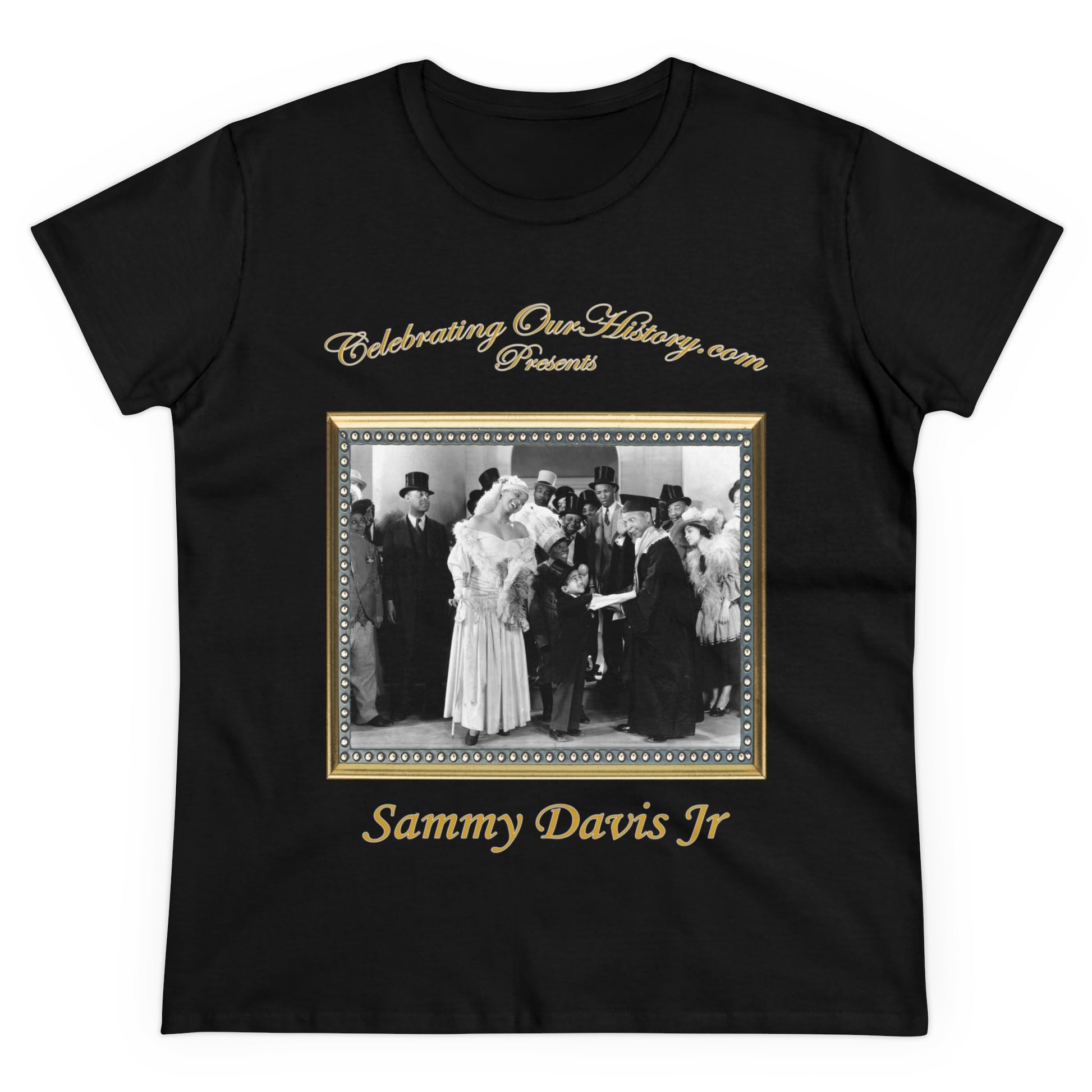 Sammy Davis Jr - Rufus Jones For President (1933) -  Front and Back Printed Concert Style Women's T-Shirt