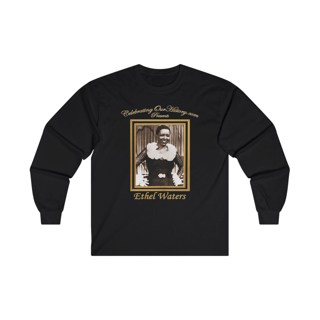 Ethel Waters - Nine Movie Posters - Front and Back Printed Concert Style Long Sleeve T-Shirt