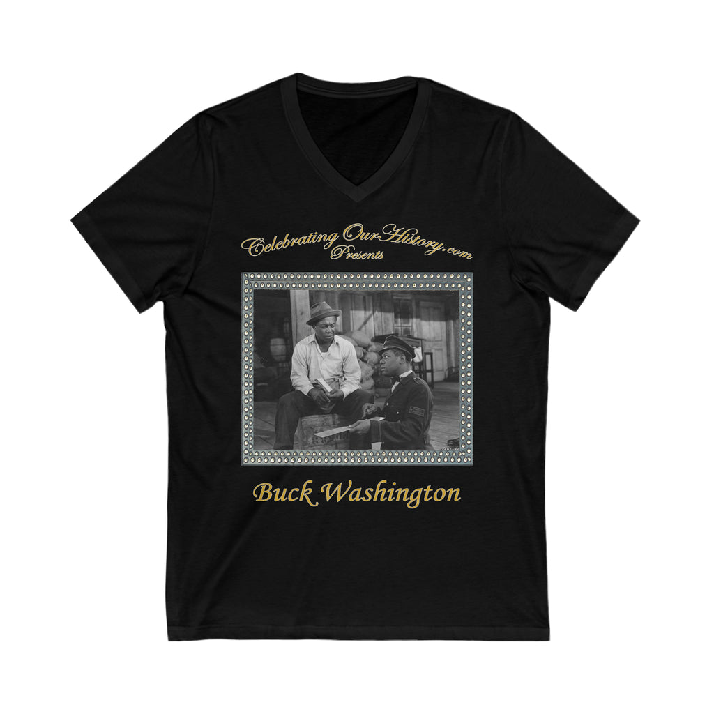Buck Washington - Cabin in the Sky (1943) - Front and Back Printed Concert Style V-Neck T-Shirt