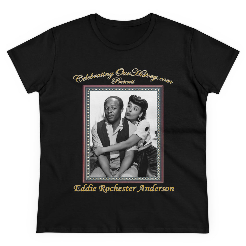 Eddie "Rochester" Anderson - Cabin in the Sky (1943) -  Front and Back Printed Concert Style Women's T-Shirt