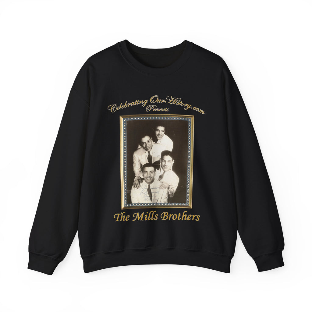 The Mills Brothers - Ebony Parade (1947) -  Front and Back Printed Concert Style Sweatshirt
