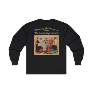 The Dandridge Sisters - Going Places (1938) - Front and Back Printed Concert Style Long Sleeve T-Shirt