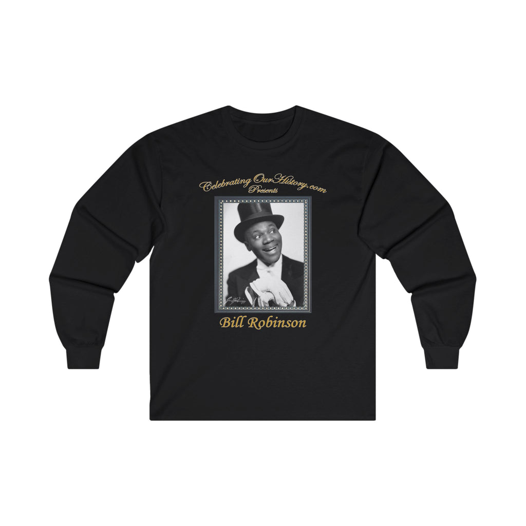 Bill Robinson - Stormy Weather (1943) v2 - Front and Back Printed Concert Style Long Sleeve T-Shirt