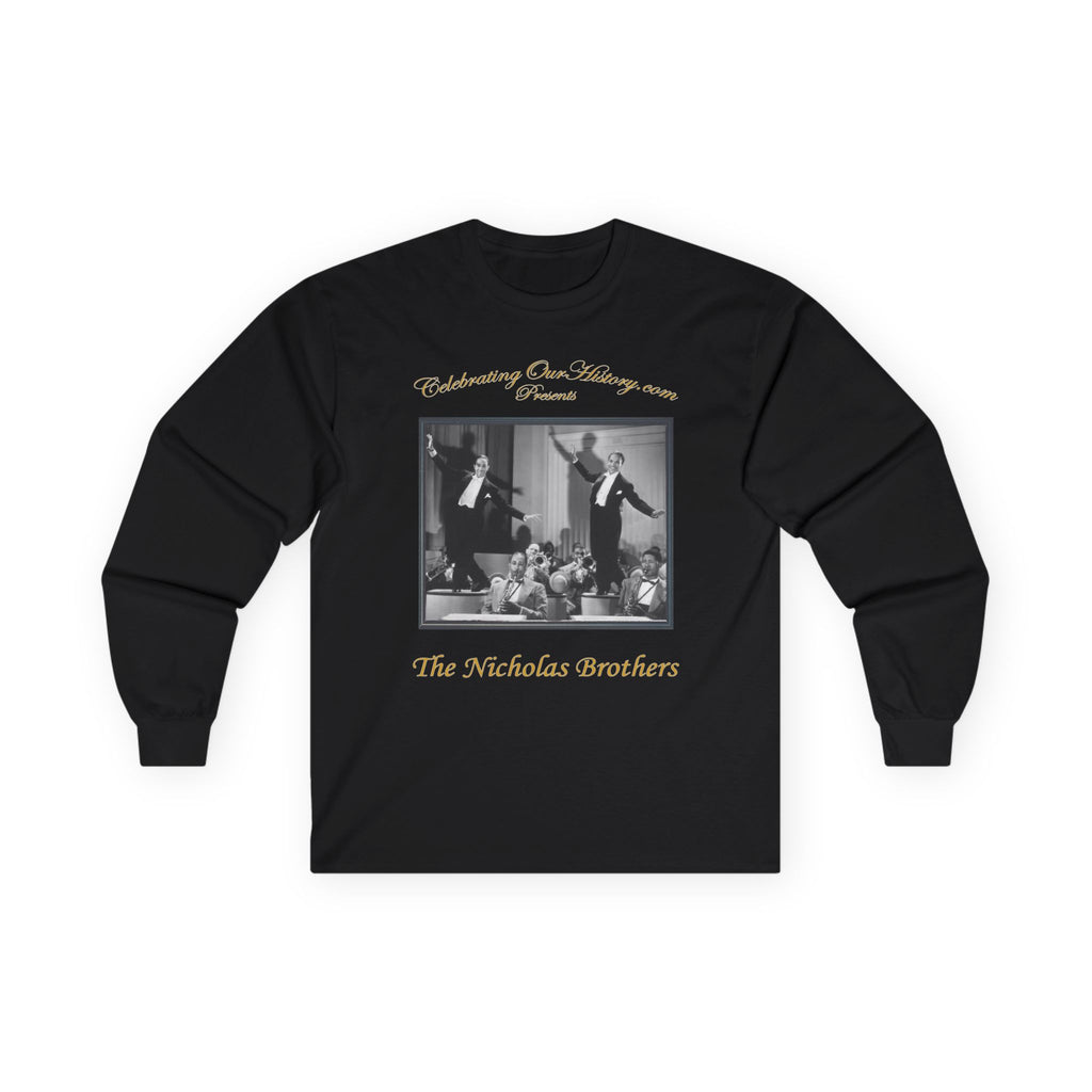 The Nicholas Brothers - Stormy Weather (1943) - Front and Back Printed Concert Style Long Sleeve T-Shirt