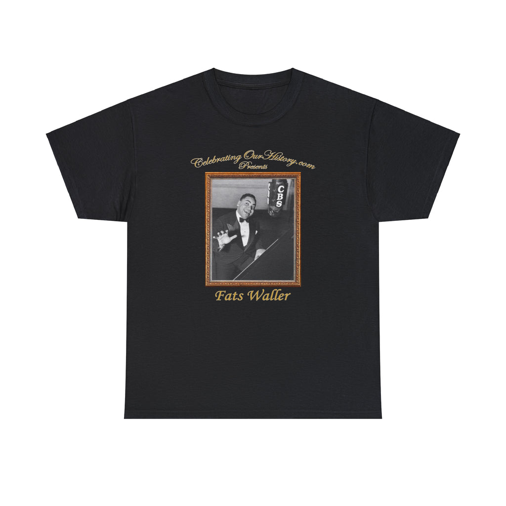 Fats Waller - On-Air Sessions 1938 -  Front and Back Printed Concert Style T-Shirt