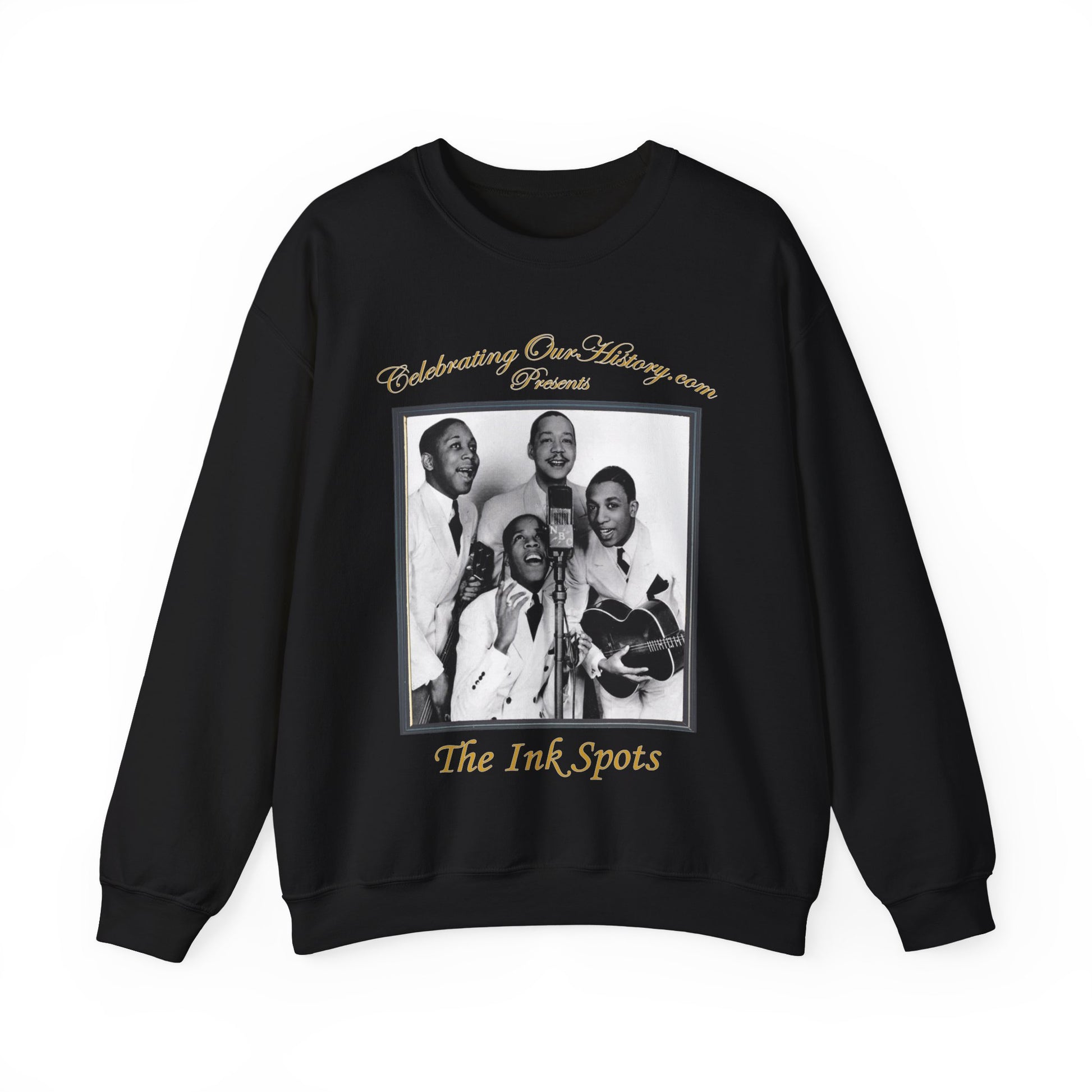 The Ink Spots - Nine Albums -  Front and Back Printed Concert Style Sweatshirt