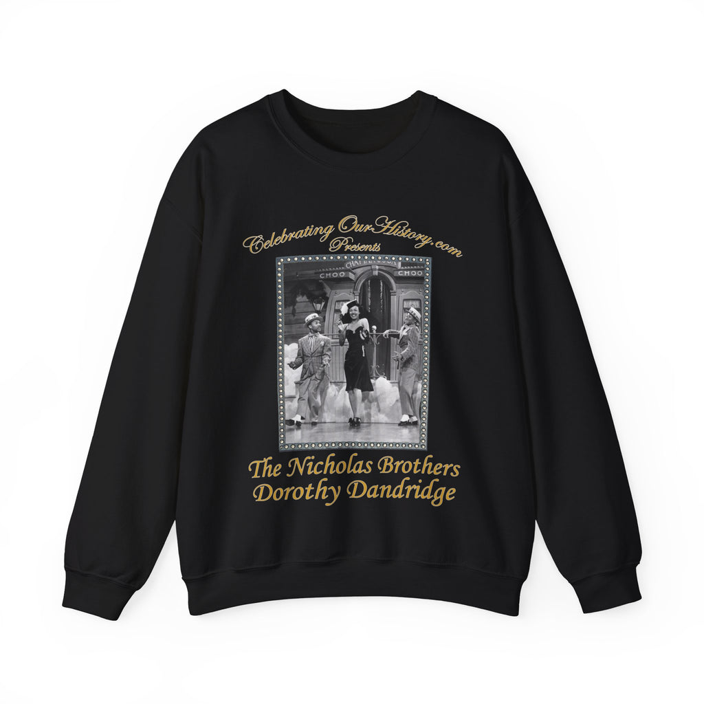 The Nicholas Brothers and Dorothy Dandridge - Sun Valley Serenade (1941) v1 -  Front and Back Printed Concert Style Sweatshirt