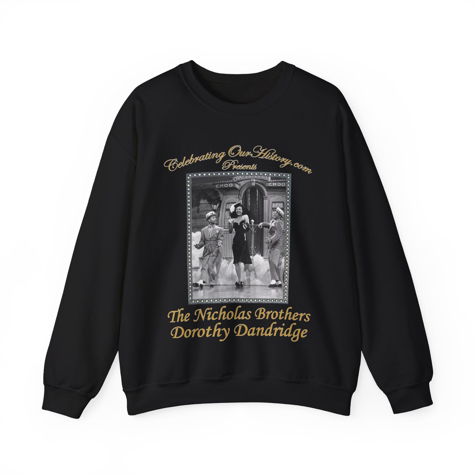 The Nicholas Brothers and Dorothy Dandridge - Sun Valley Serenade (1941) v1 -  Front and Back Printed Concert Style Sweatshirt