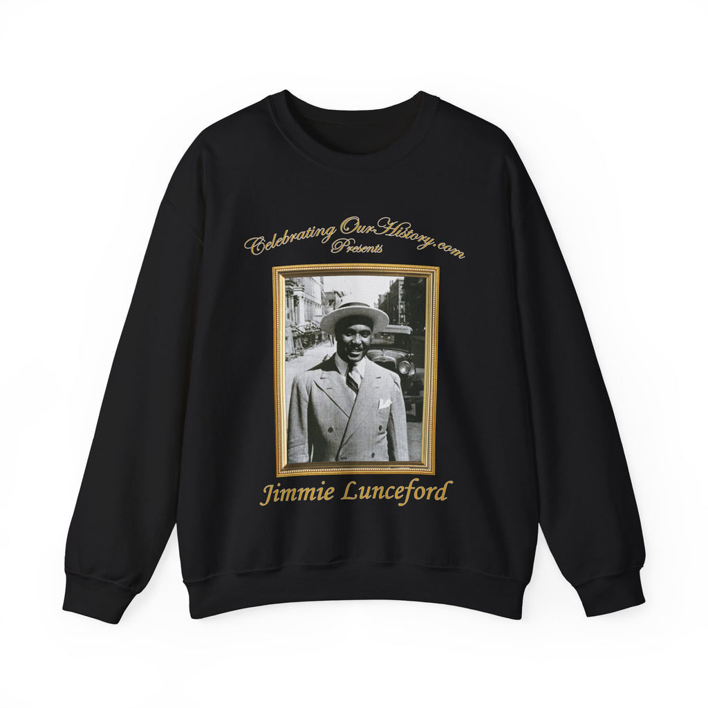 Jimmie Lunceford - Ten Records -  Front and Back Printed Concert Style Sweatshirt