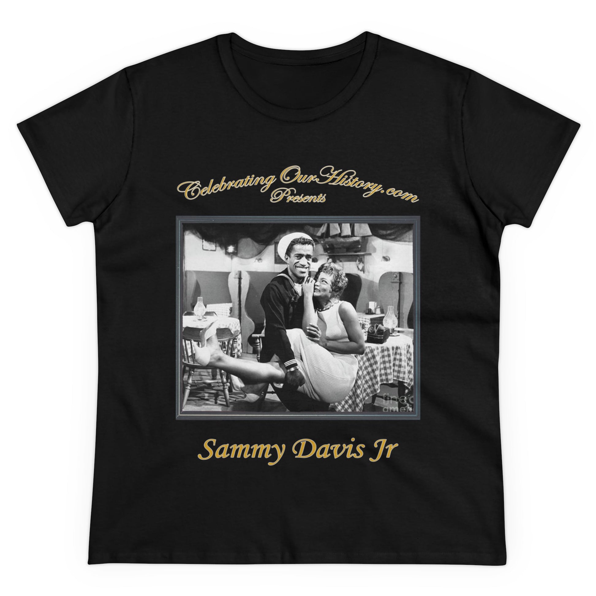 Sammy Davis Jr - Anna Lucasta (1958) -  Front and Back Printed Concert Style Women's T-Shirt
