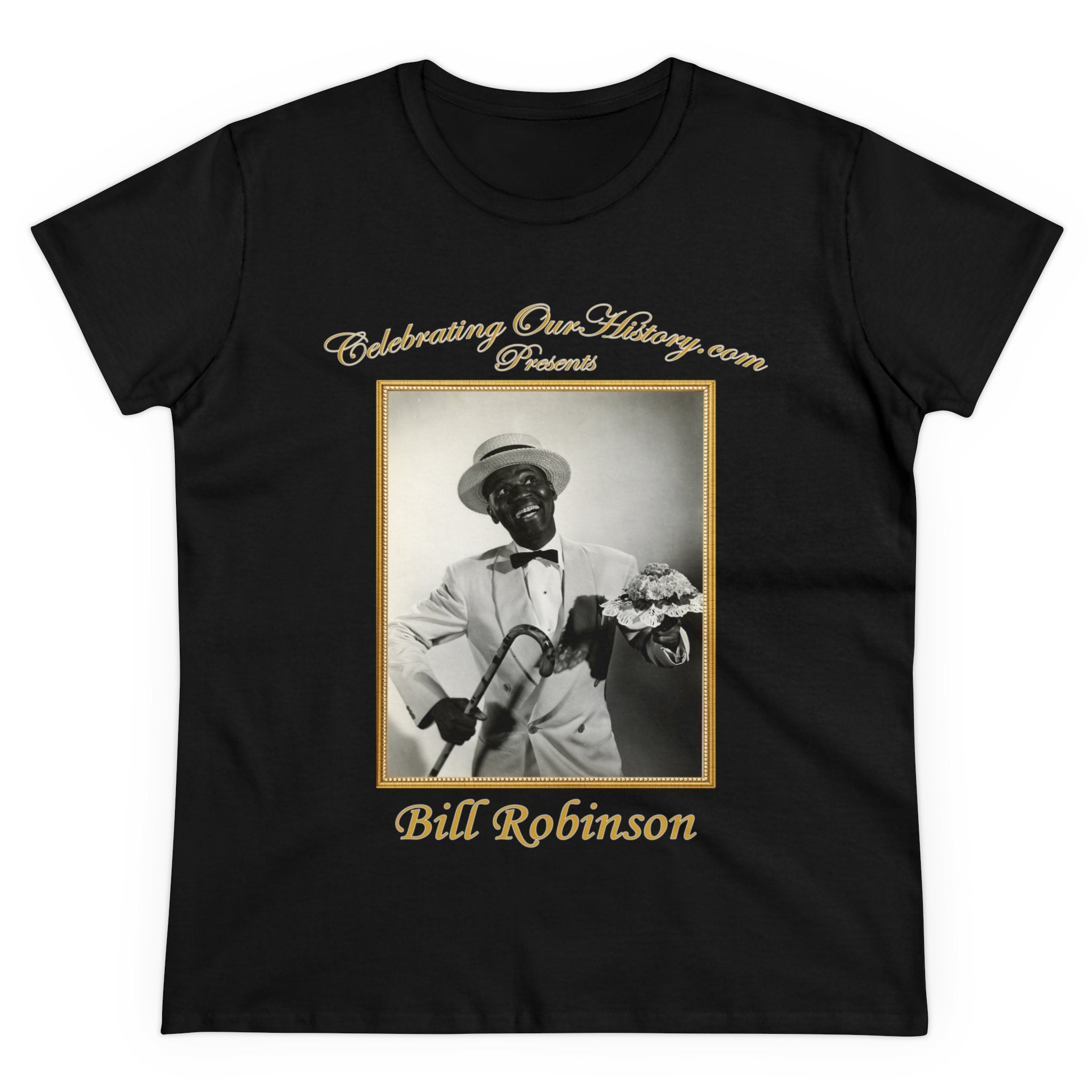 Bill Robinson - Stormy Weather (1943) -  Front and Back Printed Concert Style Women's T-Shirt