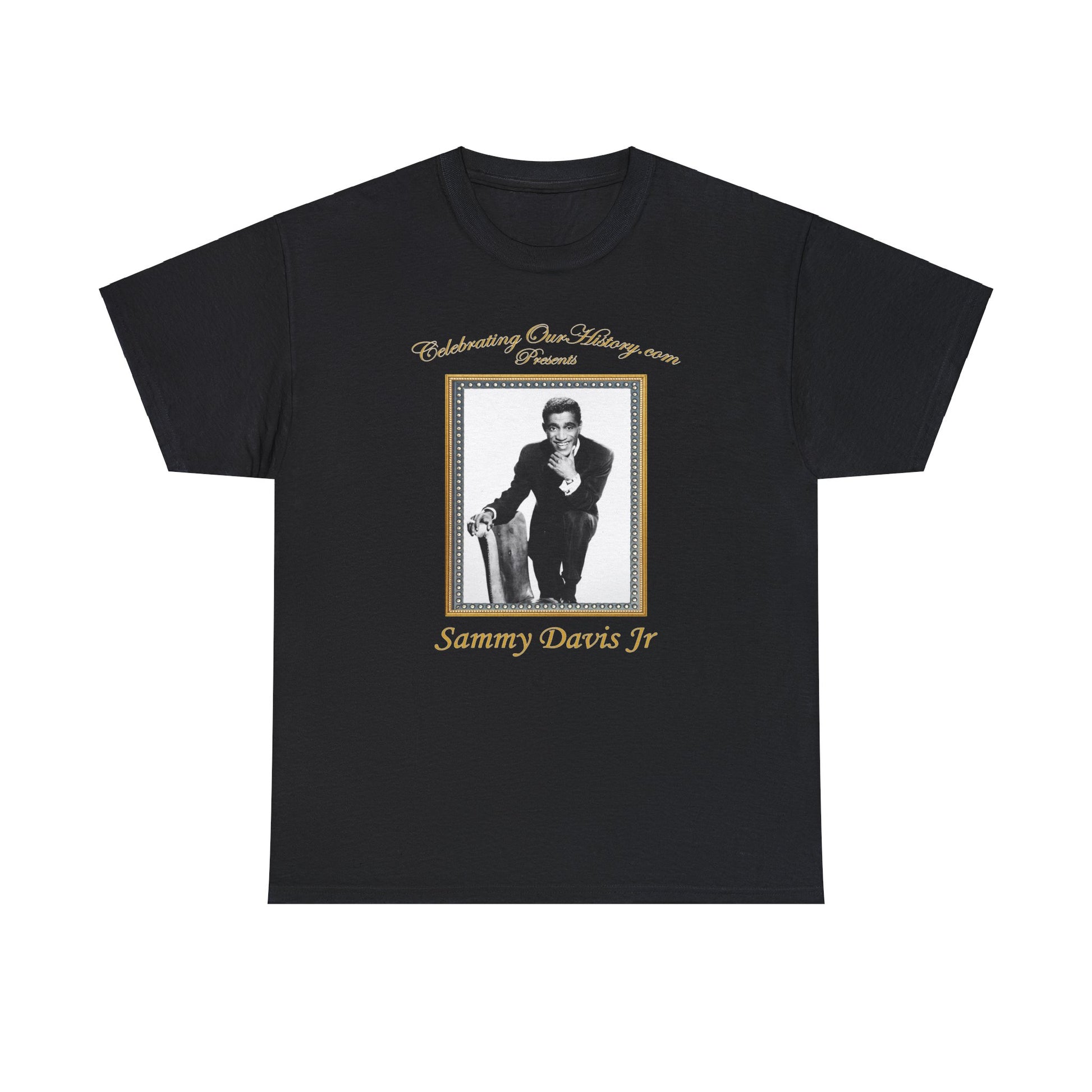 Sammy Davis Jr - Four Albums -  Front and Back Printed Concert Style T-Shirt