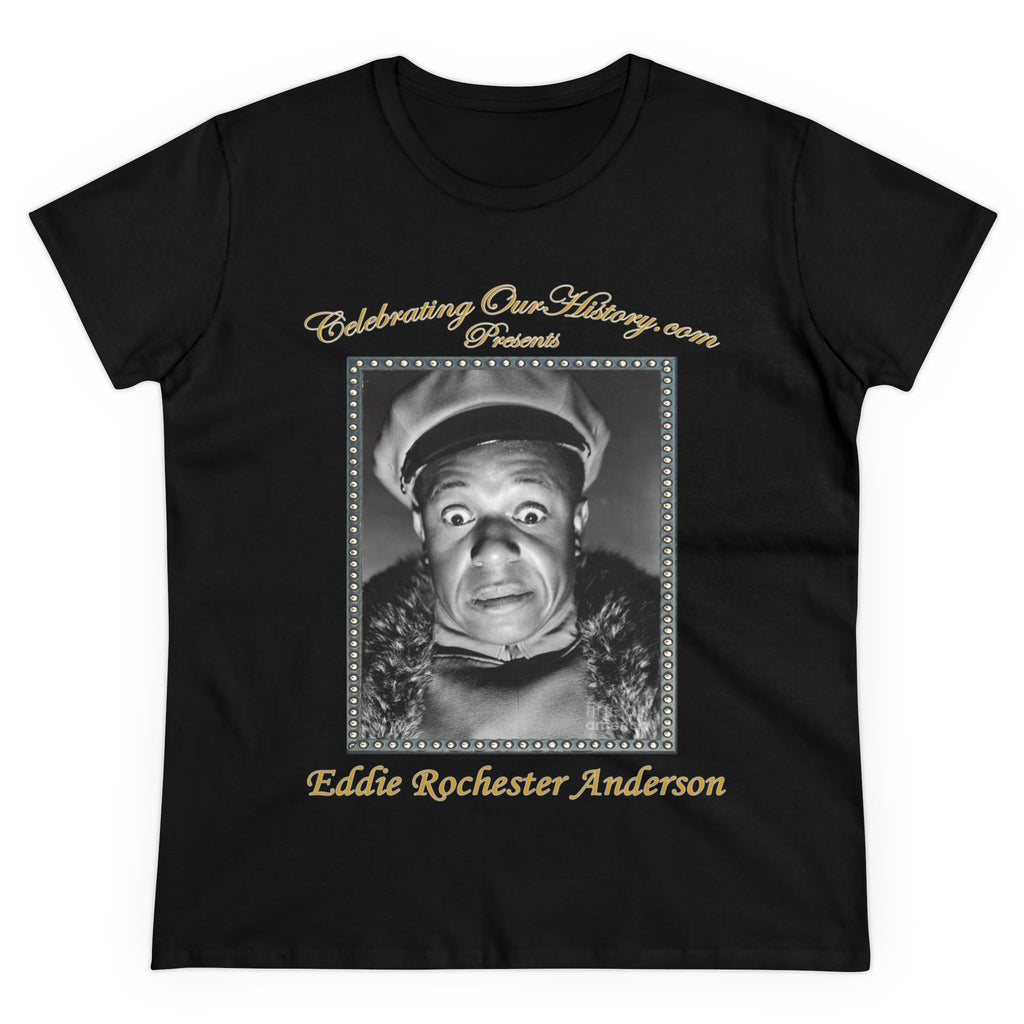 Eddie “Rochester” Anderson - Topper Returns (1941) v2 -  Front and Back Printed Concert Style Women's T-Shirt