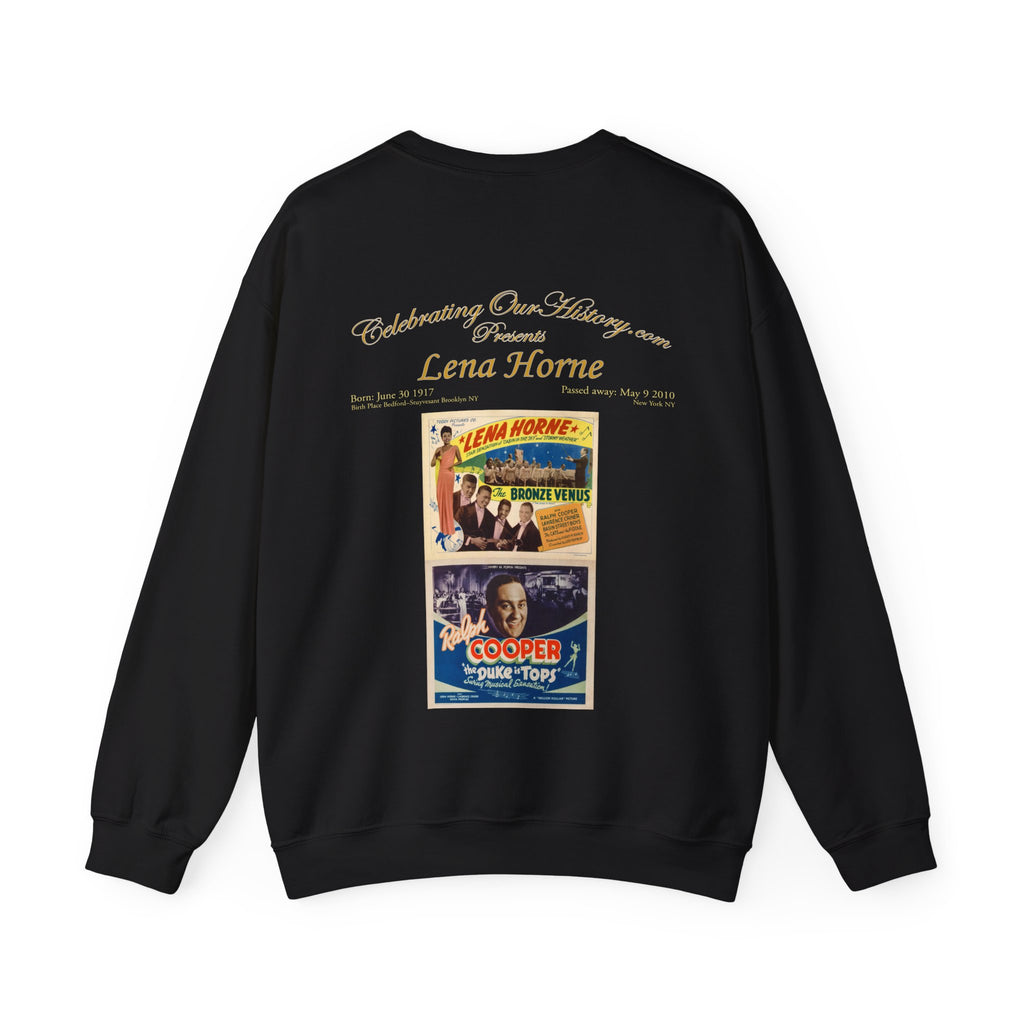 Lena Horne - The Duke Is Tops (1938) -  Front and Back Printed Concert Style Sweatshirt