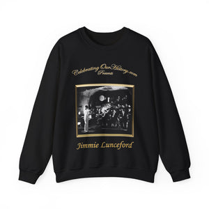 Jimmie Lunceford - Four Records -  Front and Back Printed Concert Style Sweatshirt